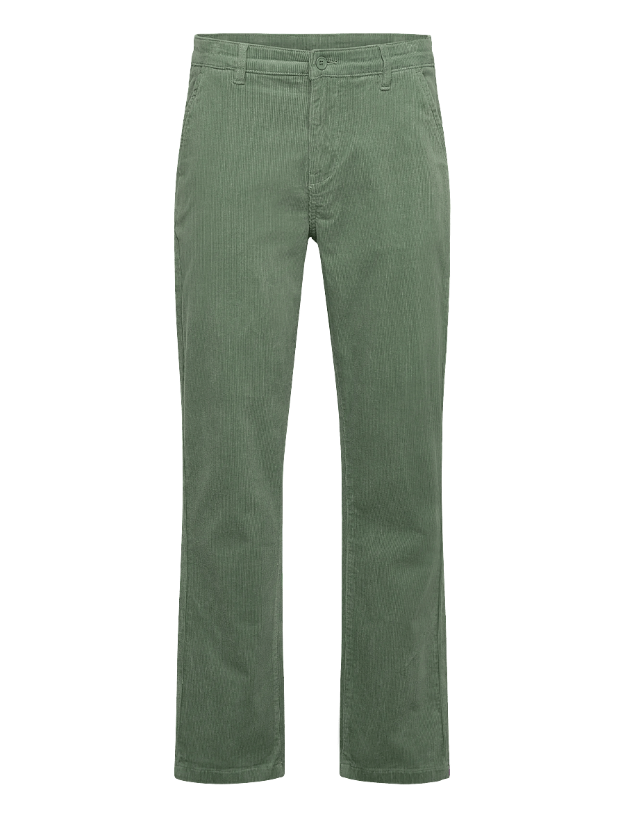 Lindbergh - Superflex corduroy chino pants - chino-püksid - sage green - 1