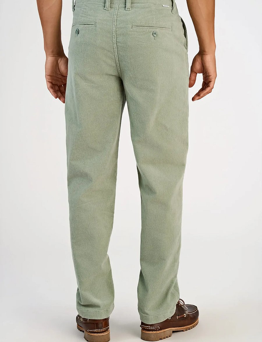 Lindbergh - Superflex corduroy chino pants - chino-püksid - sage green - 4