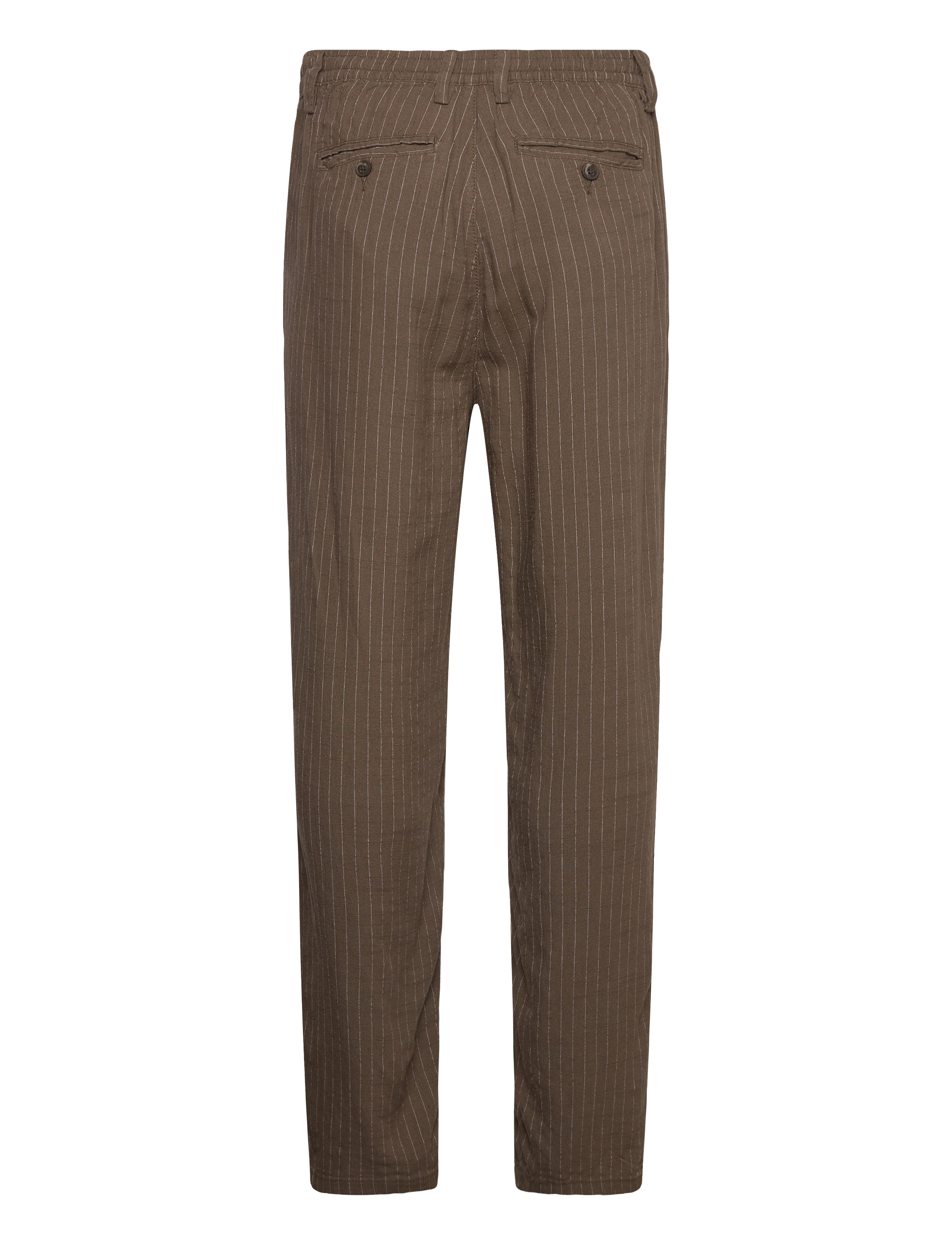 Lindbergh - Linen woven striped pants - linased püksid - dk stone - 2