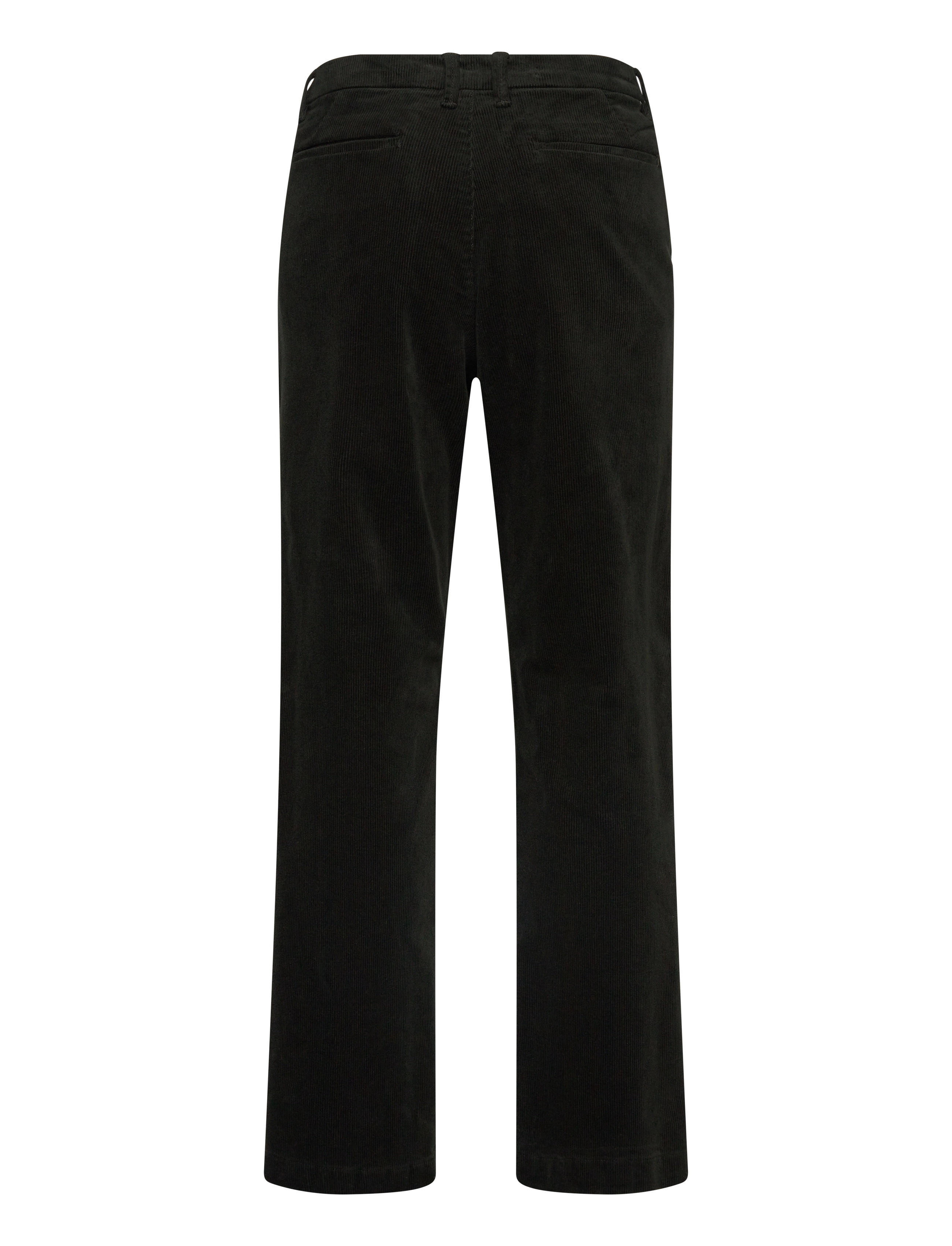 Lindbergh - Wide fit corduroy pants - dk army - 1