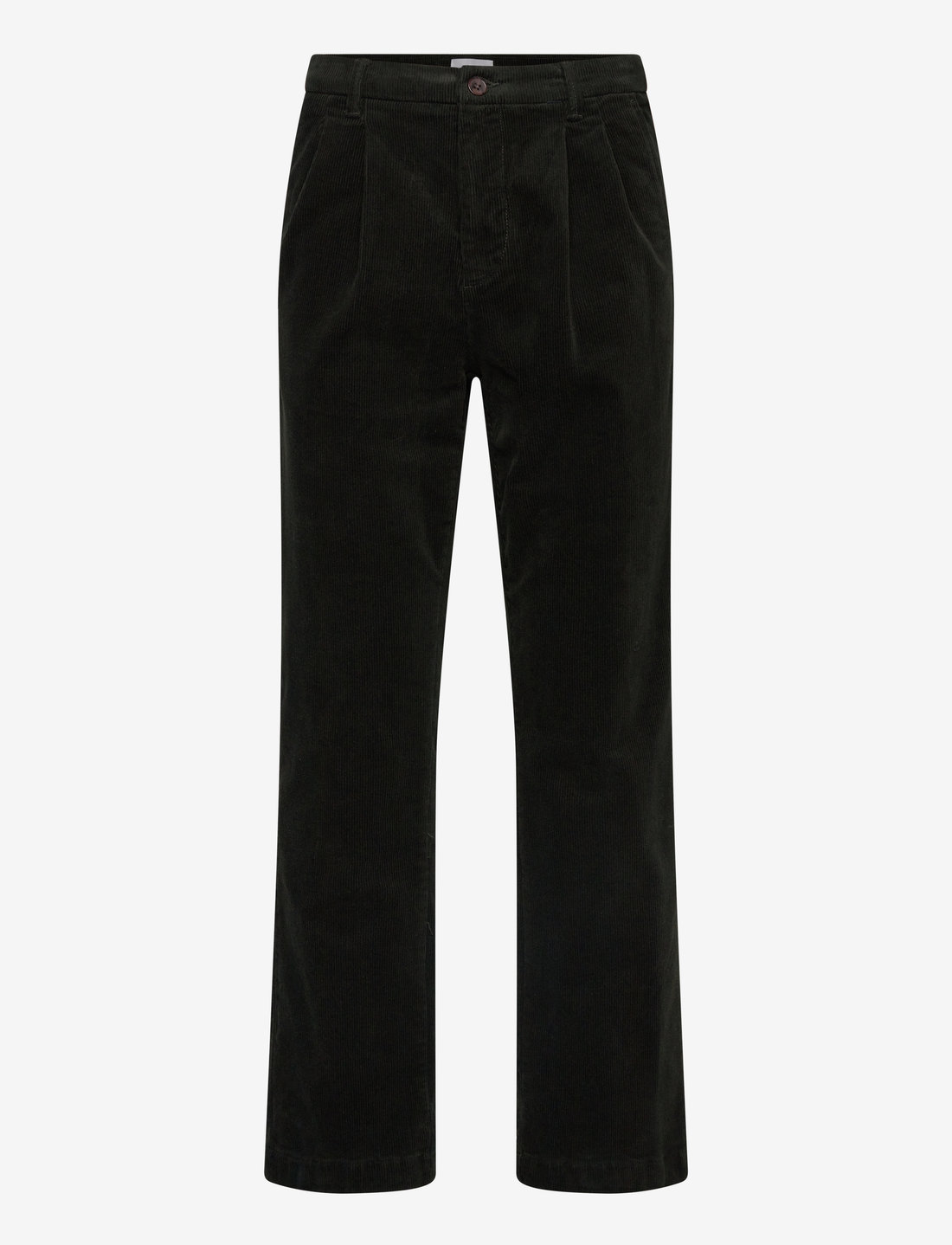 Lindbergh - Wide fit corduroy pants - pantalons chino - dk army - 0