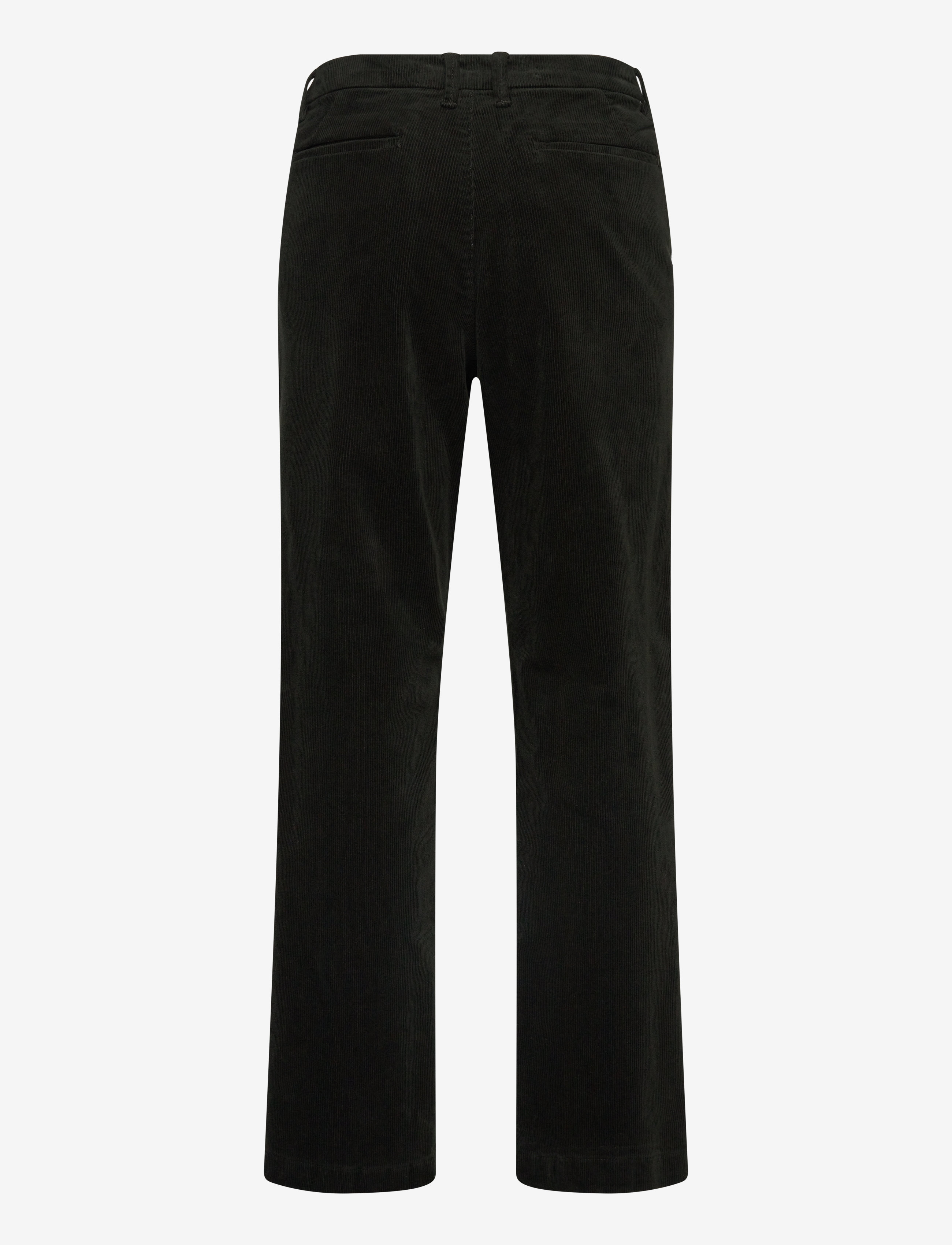 Lindbergh - Wide fit corduroy pants - dk army - 1
