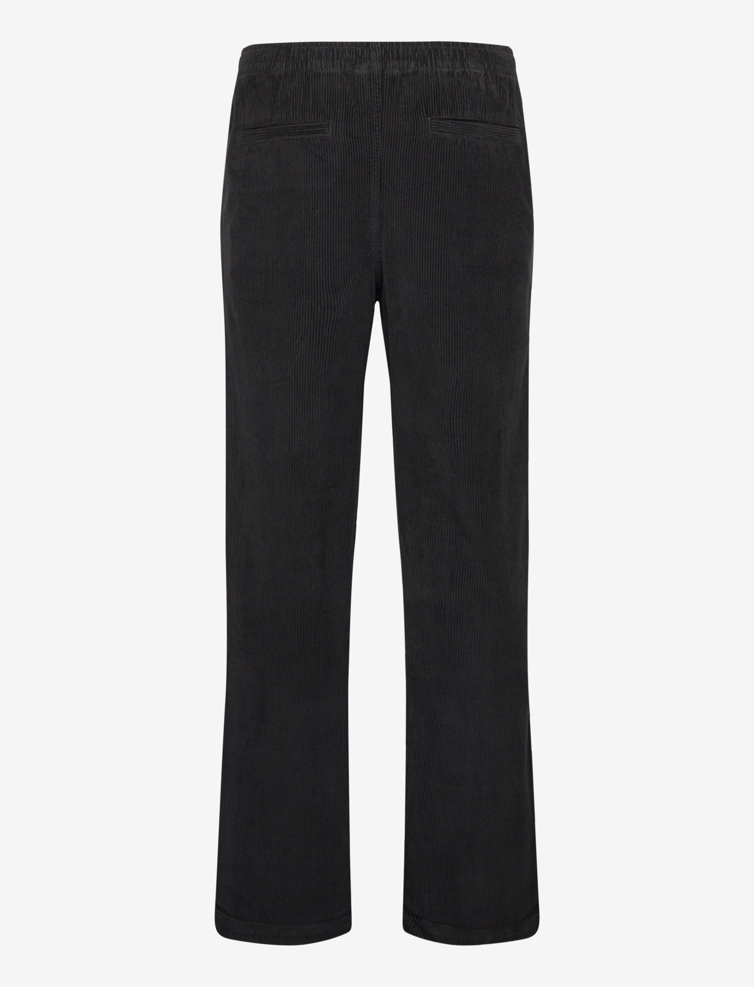 Lindbergh - Elastic waist corduroy pants - black - 1