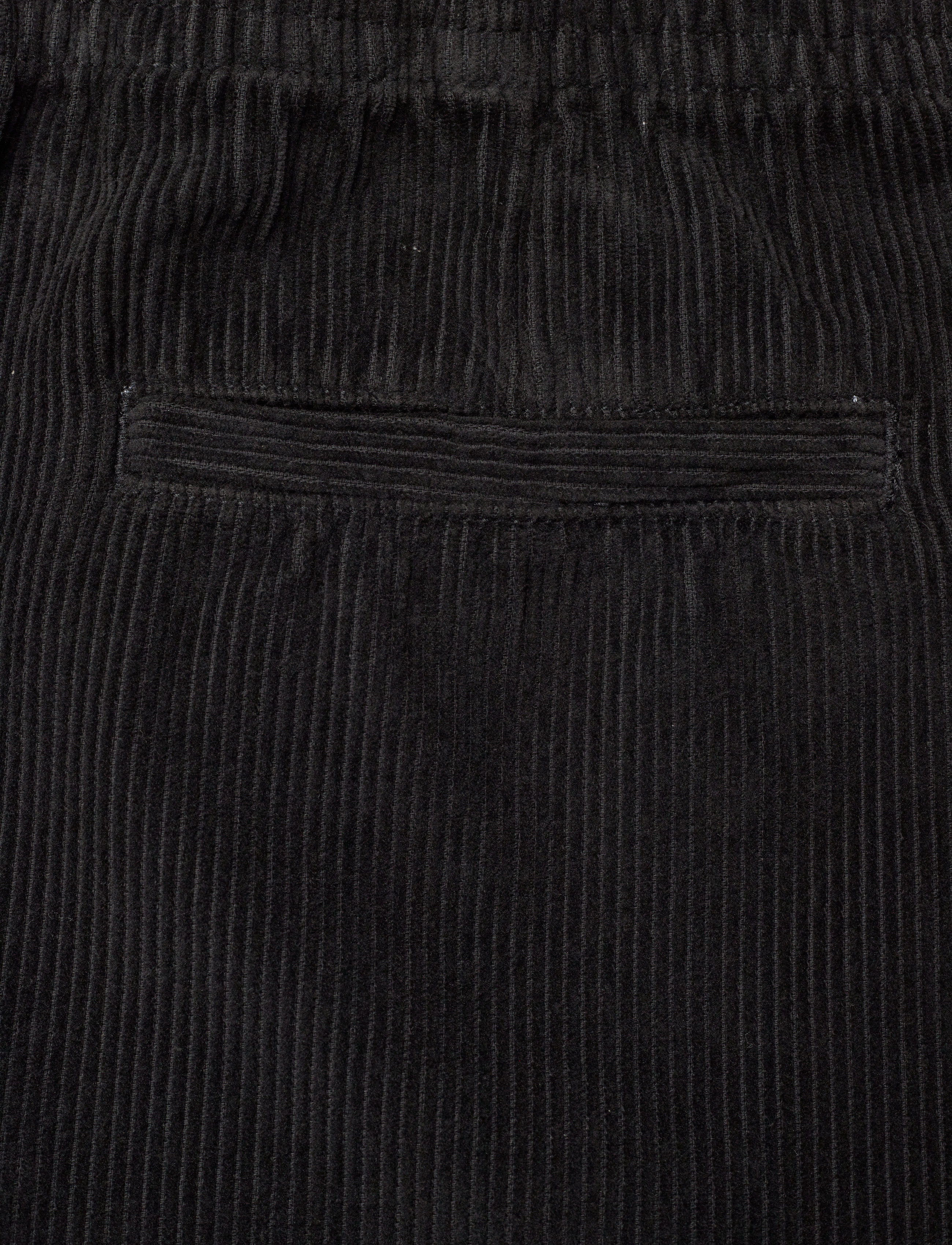 Lindbergh - Elastic waist corduroy pants - black - 4
