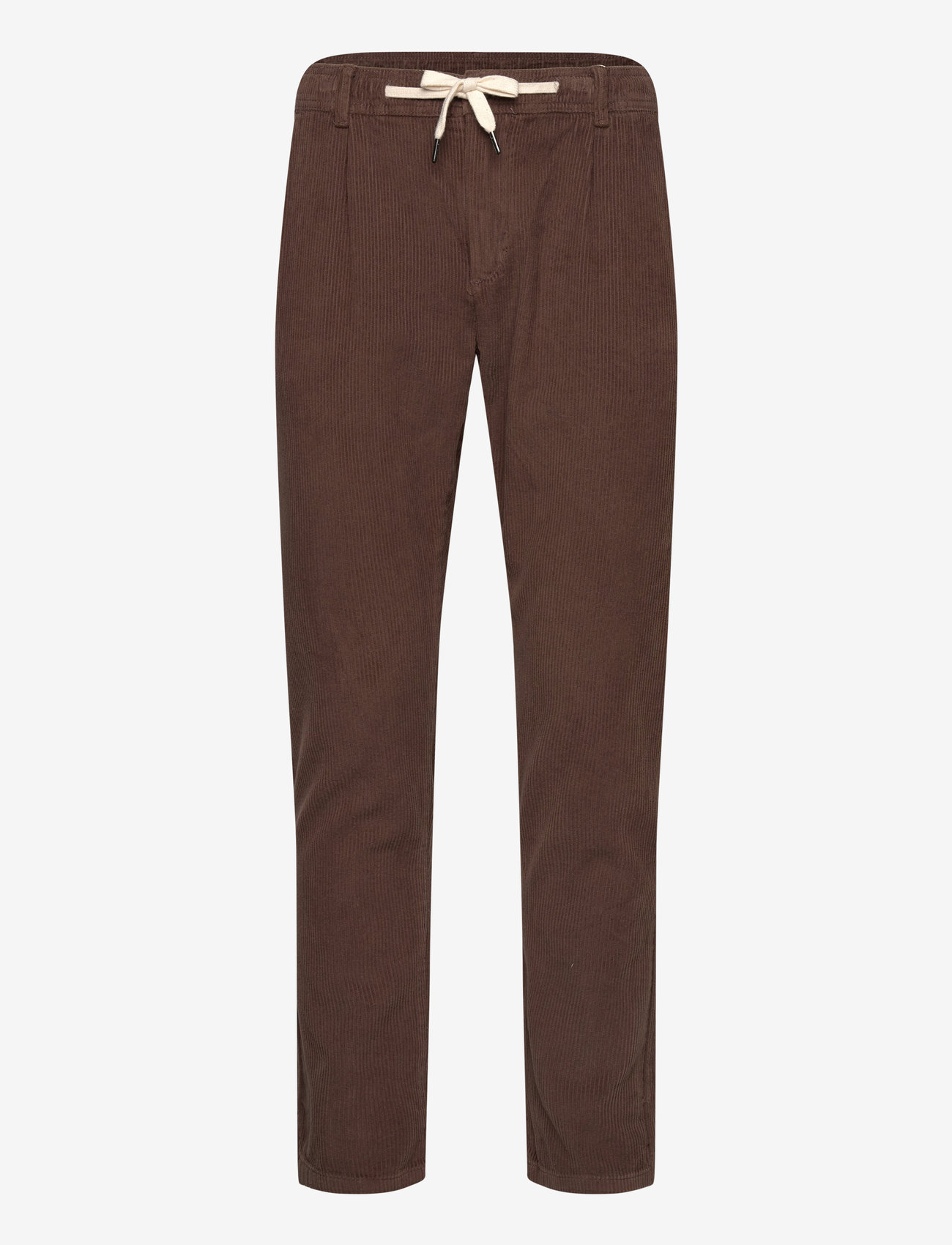 Lindbergh - Cropped corduroy pants - casual - deep brown - 0