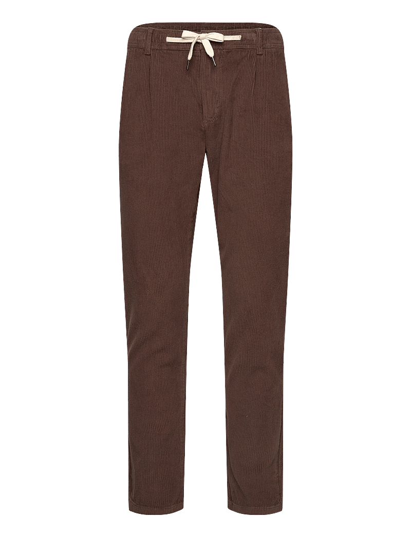 Lindbergh - Cropped corduroy pants - casual - deep brown - 0