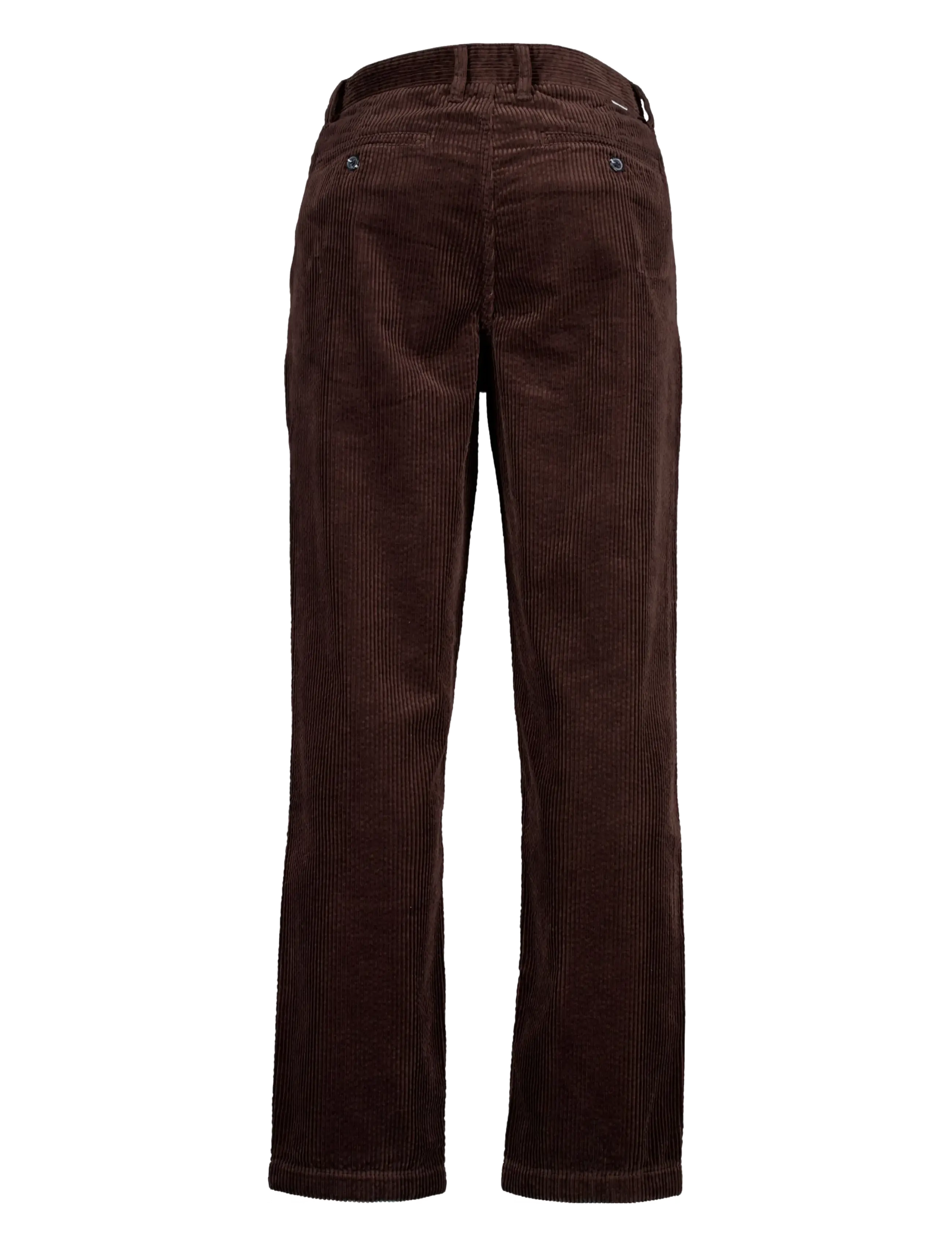 Lindbergh - Seersucker corduroy chino pants - chinos - dk brown - 1