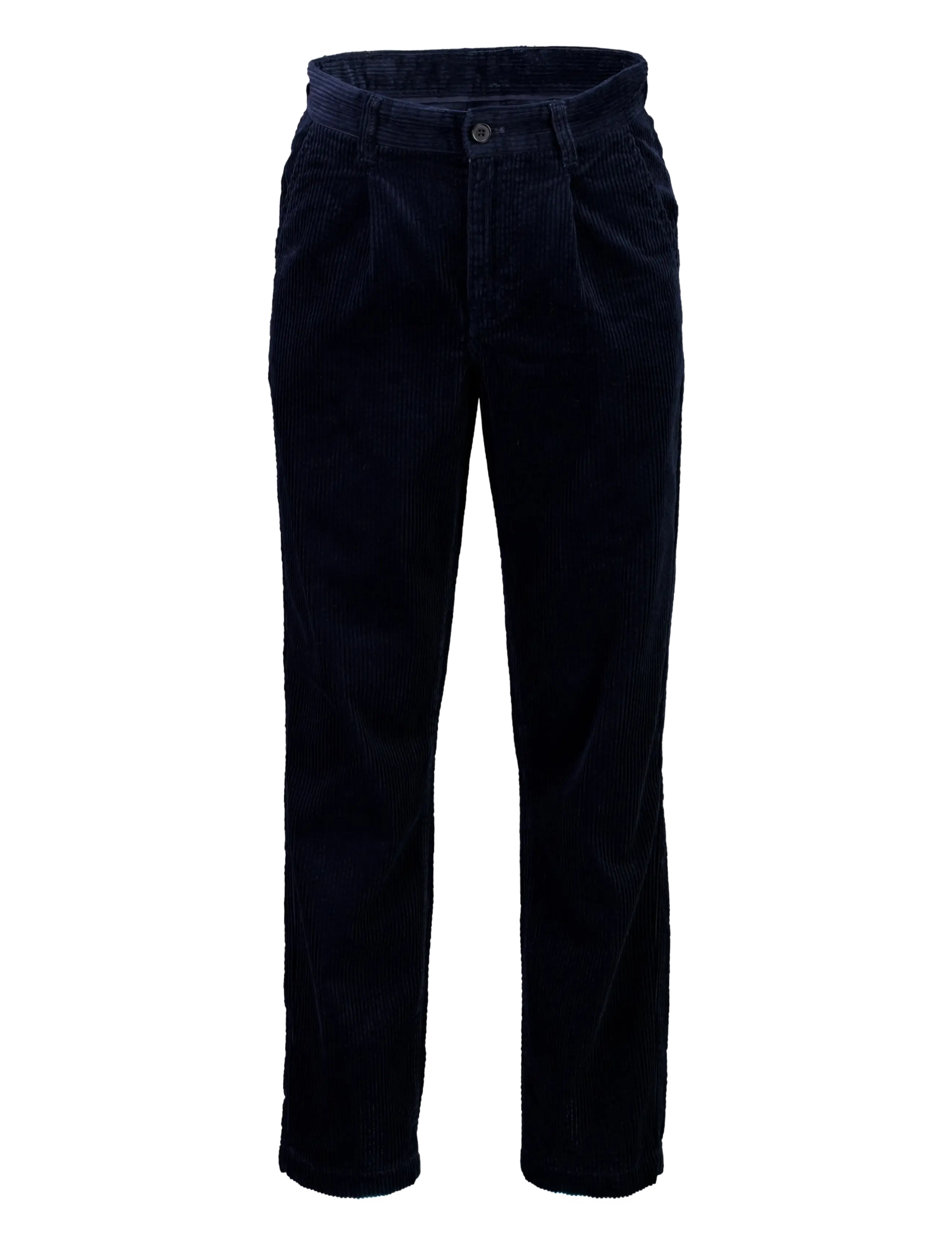 Lindbergh - Seersucker corduroy chino pants - chinos - navy - 1