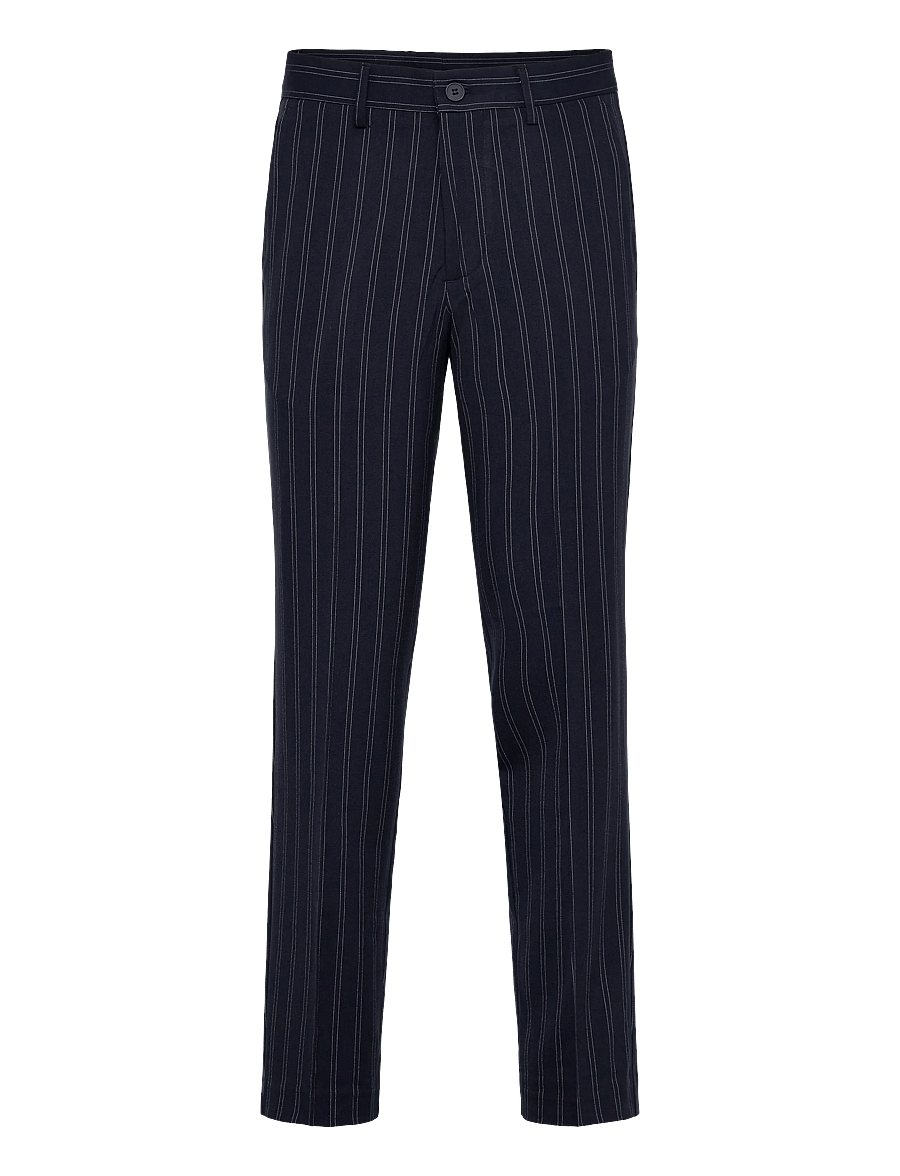 Lindbergh - Superflex pinstripe pants - habitbukser - navy - 1
