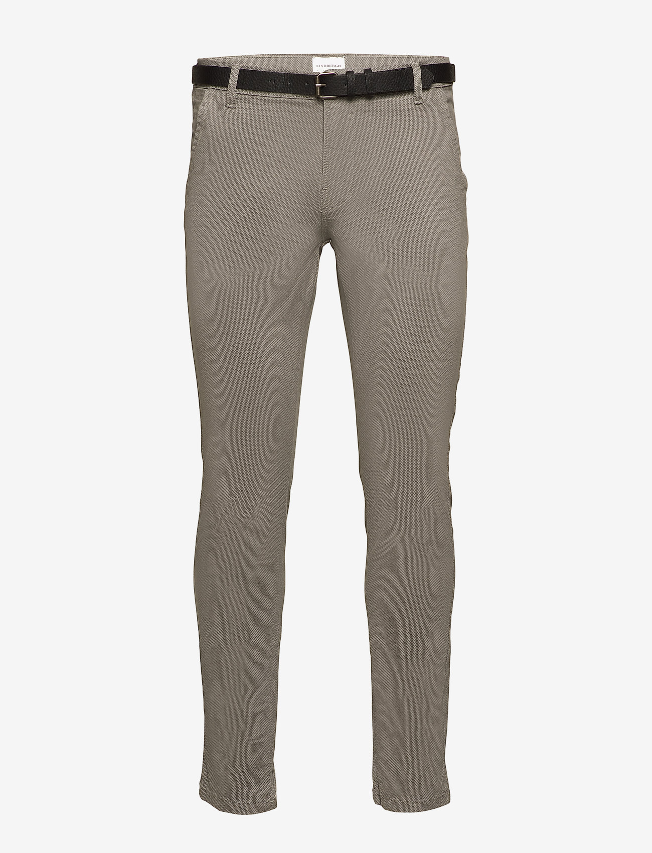 Lindbergh - AOP chinos With. belt - silver - 0