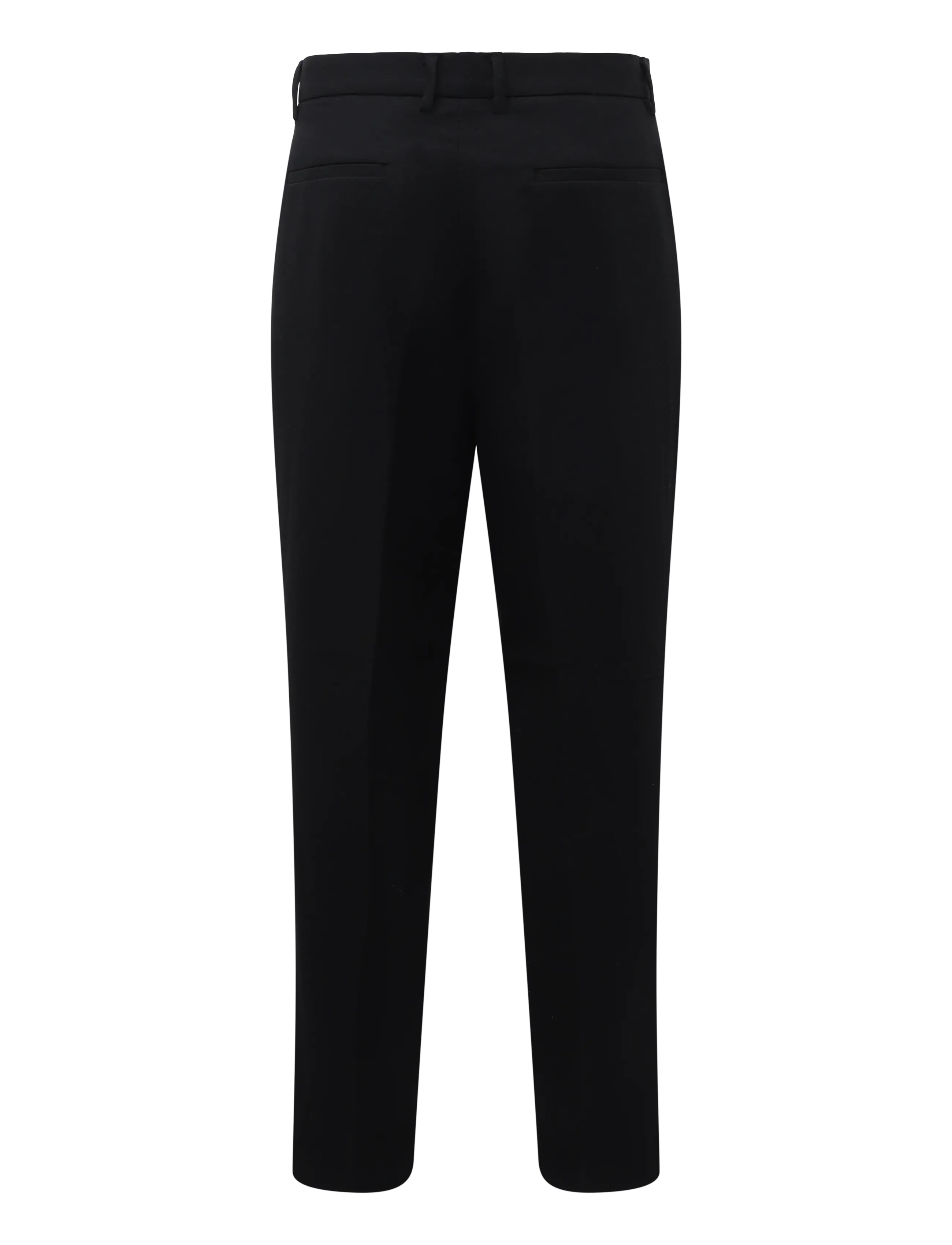 Lindbergh - Wool look herringbone pleated pants - black - 1