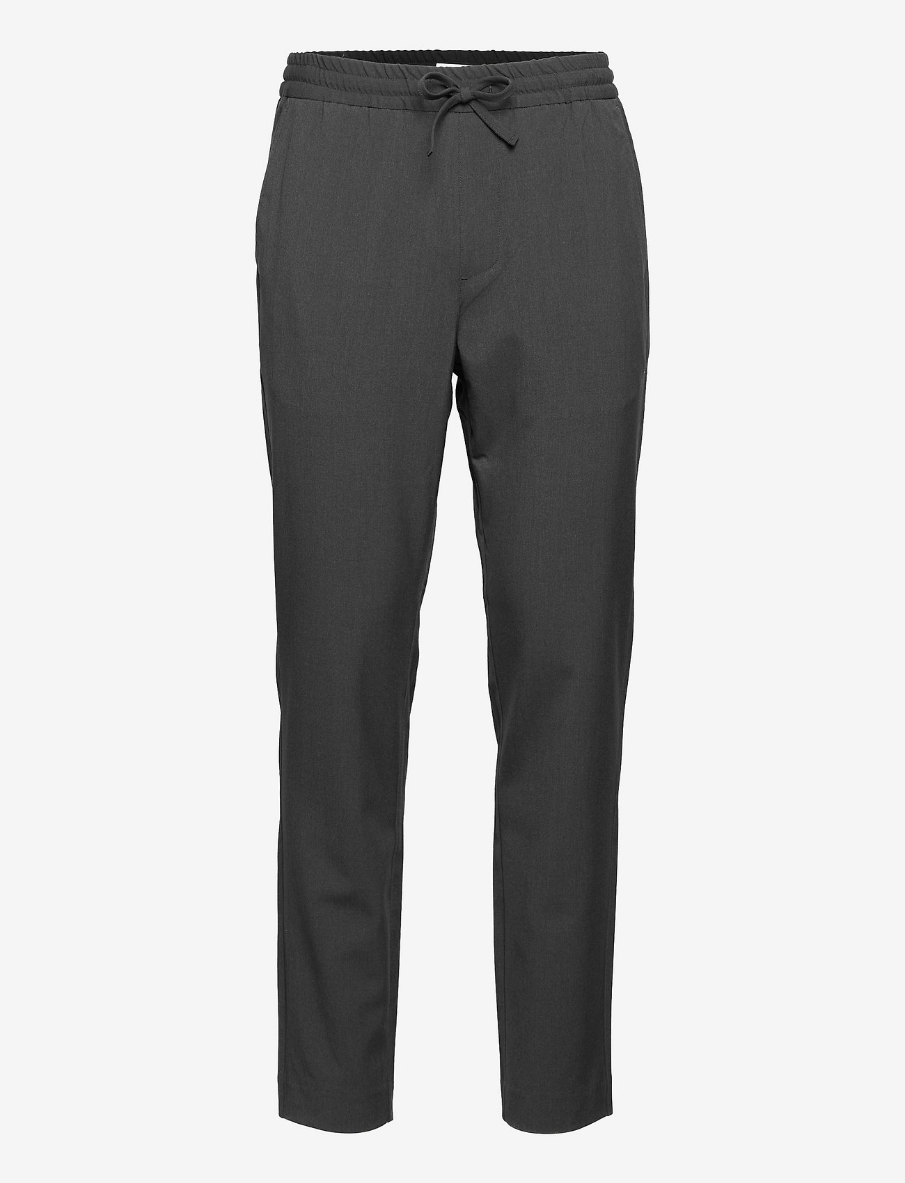 Club pants with drawstring - DK GREY MEL