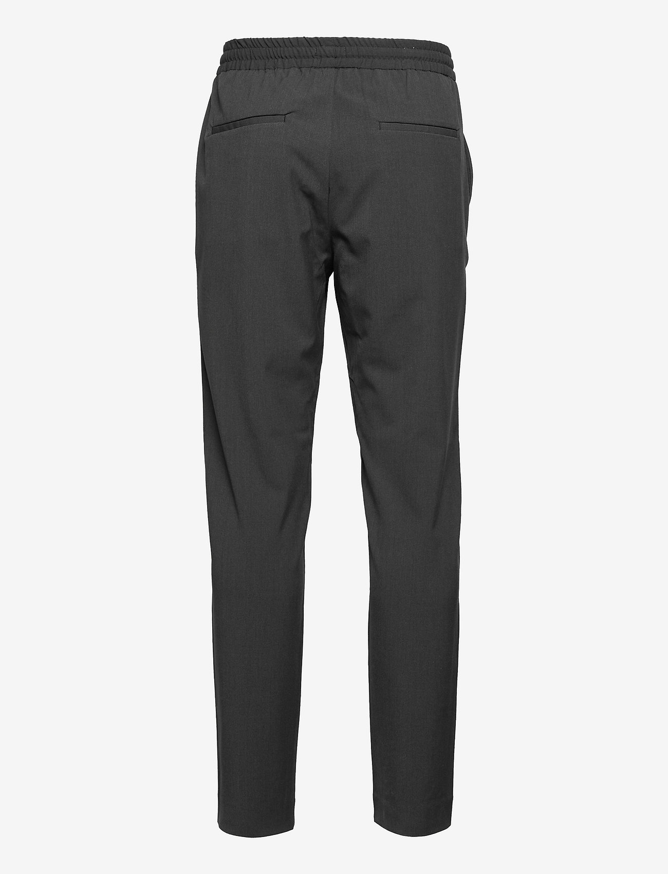 Lindbergh - Club pants with drawstring - dk grey mel - 1