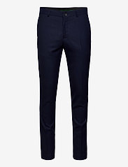 Lindbergh - Superflex pants - jakkesætsbukser - dk blue - 0
