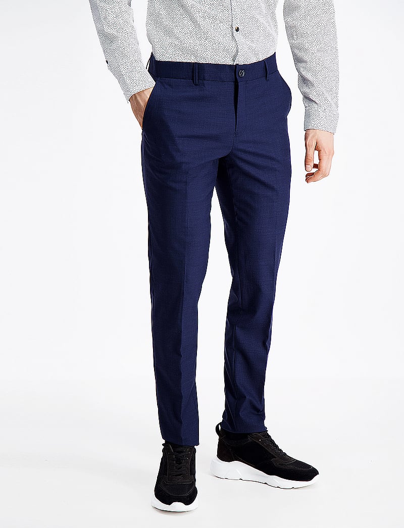 Lindbergh - Superflex pants - kostymbyxor - dk blue - 3