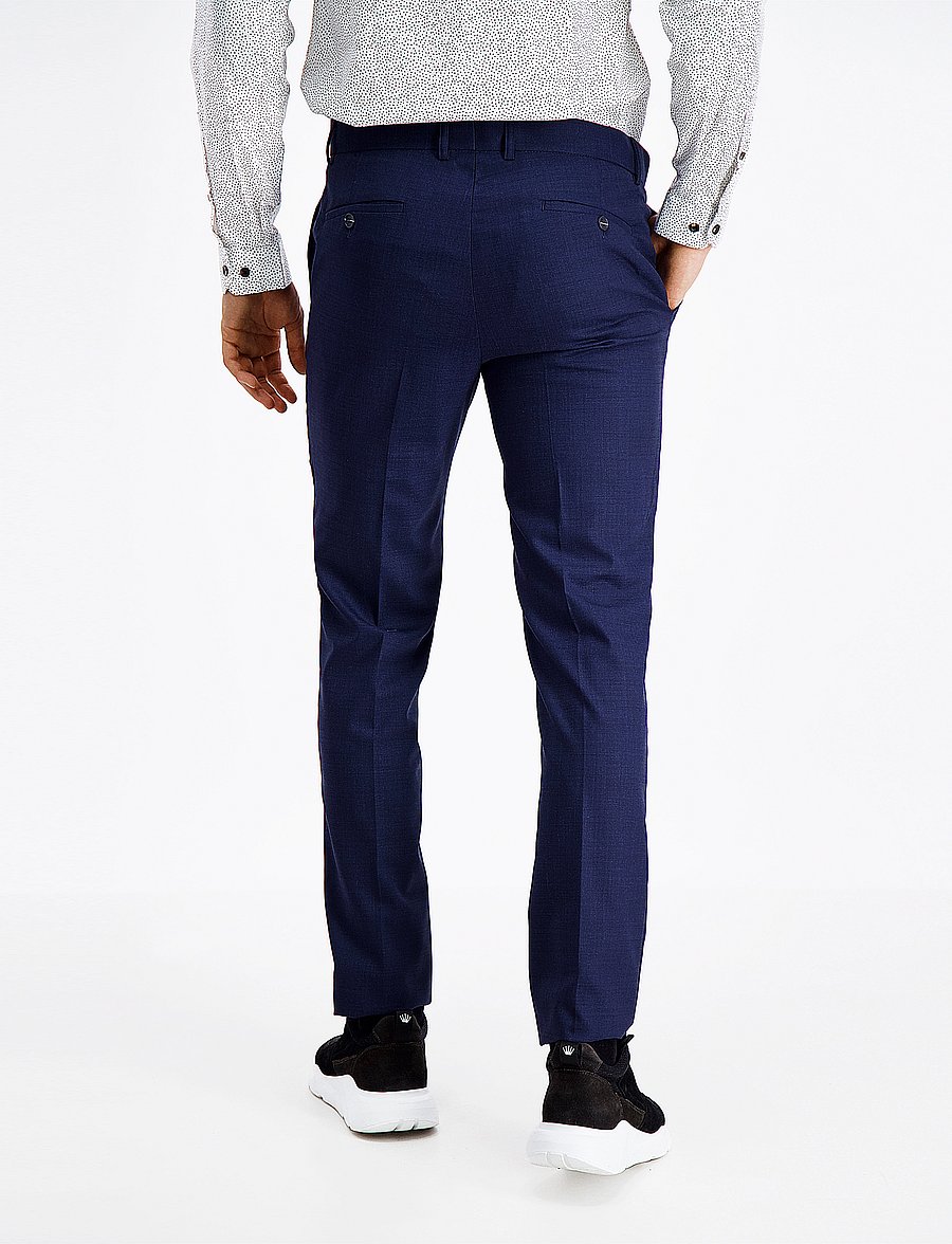 Lindbergh - Superflex pants - kostymbyxor - dk blue - 4