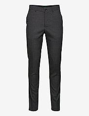 Lindbergh - Superflex pants - pantalons - dk grey mel - 0