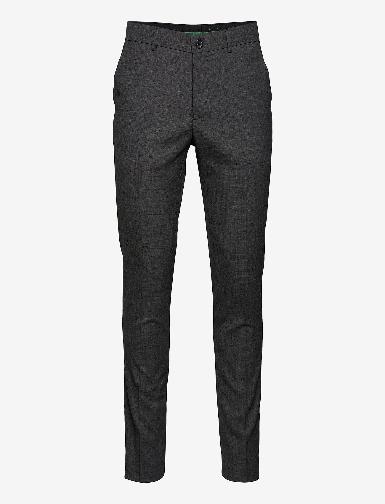Lindbergh - Superflex pants - kostymbyxor - dk grey mel - 1