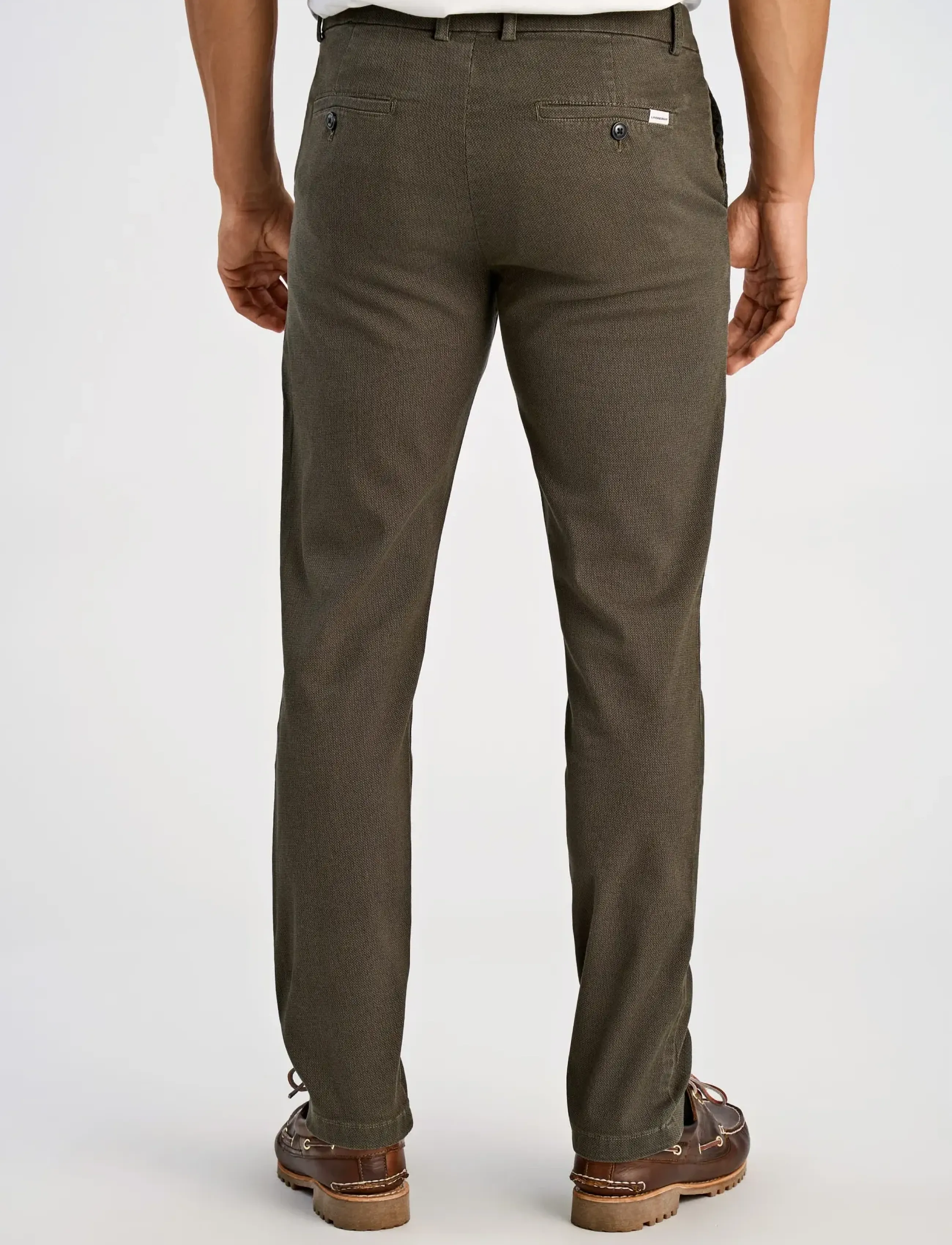 Lindbergh - Superflex AOP chino pants - sügisesed riided - army - 4