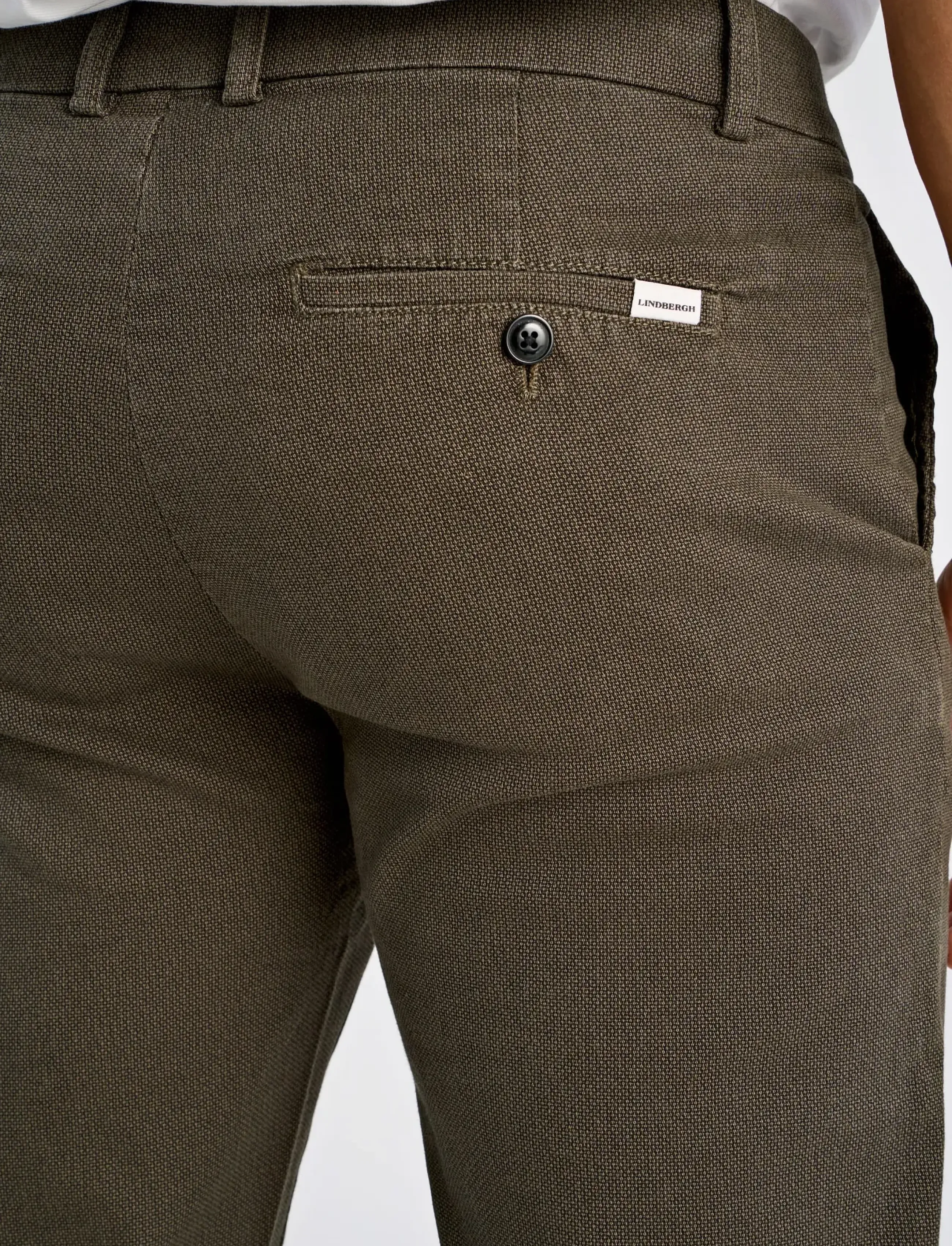 Lindbergh - Superflex AOP chino pants - sügisesed riided - army - 5