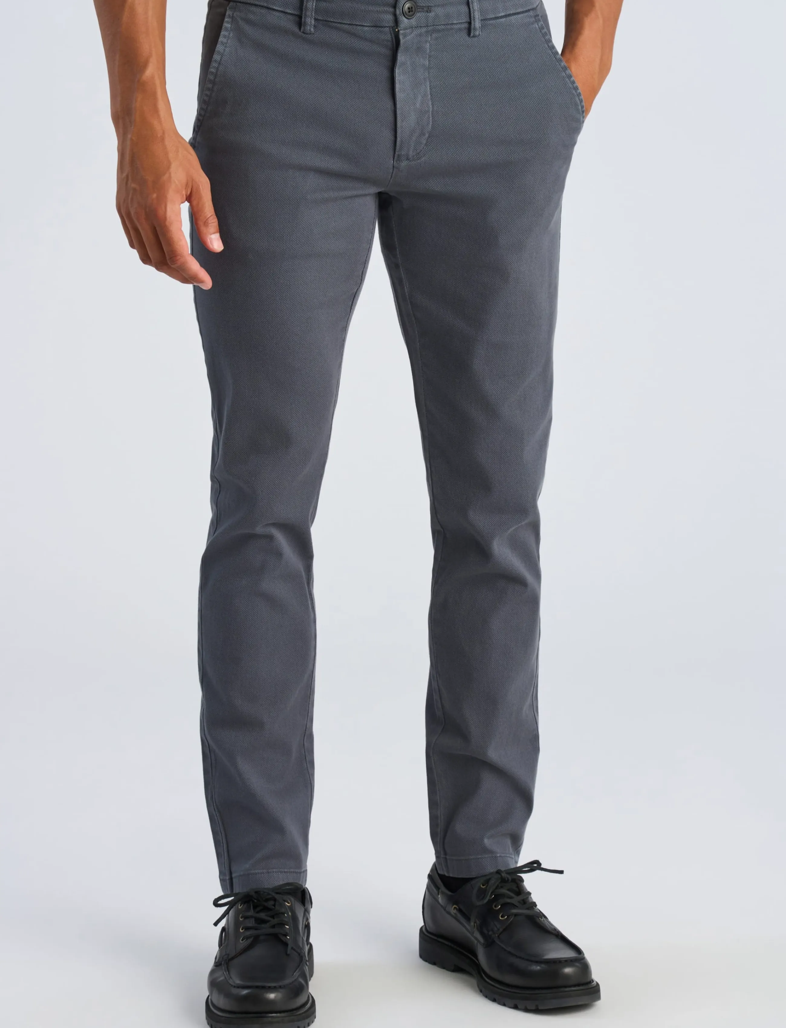Lindbergh - Superflex AOP chino pants - sügisesed riided - blue grey - 3