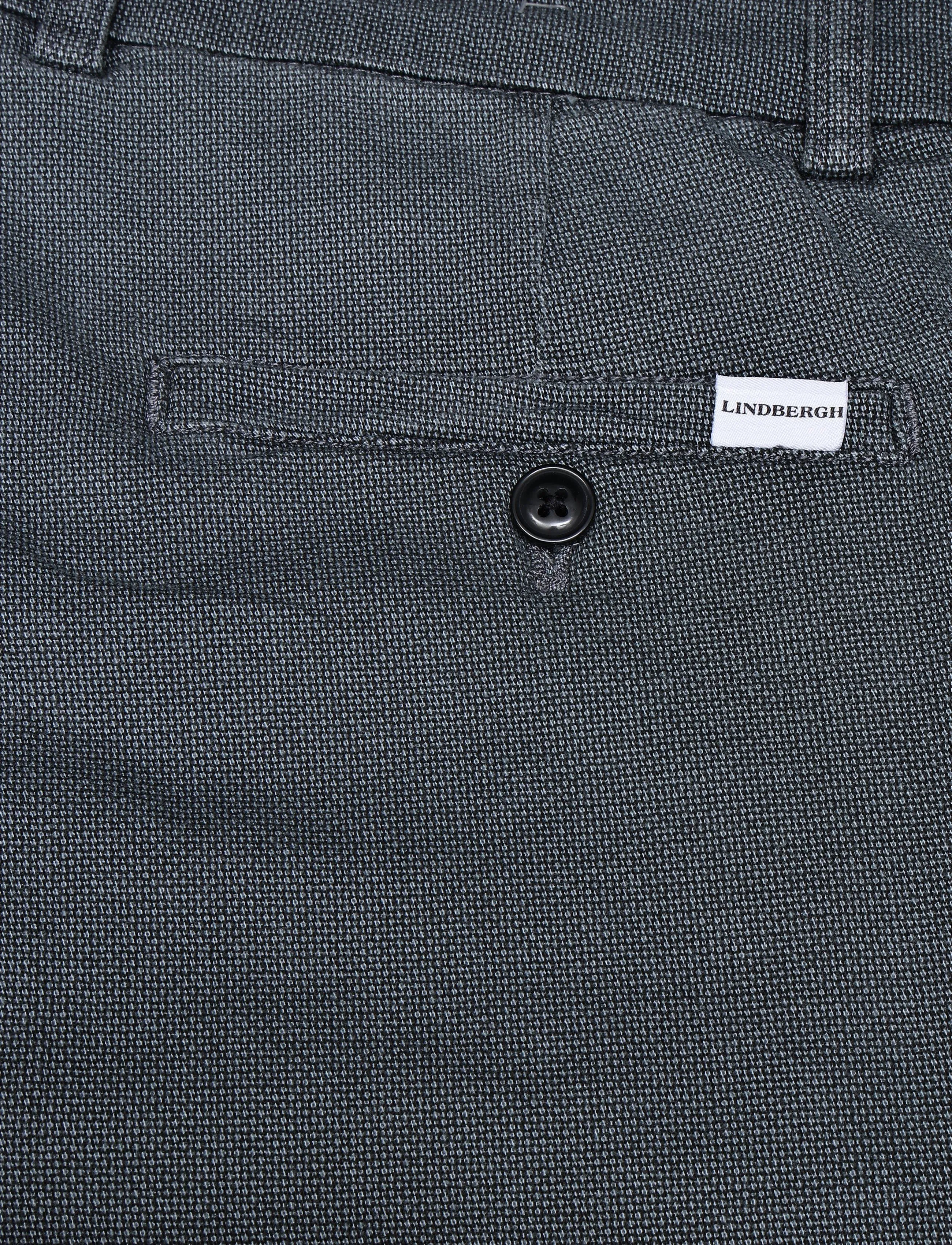 Lindbergh - Superflex AOP chino pants - jakkesætsbukser - blue grey - 2
