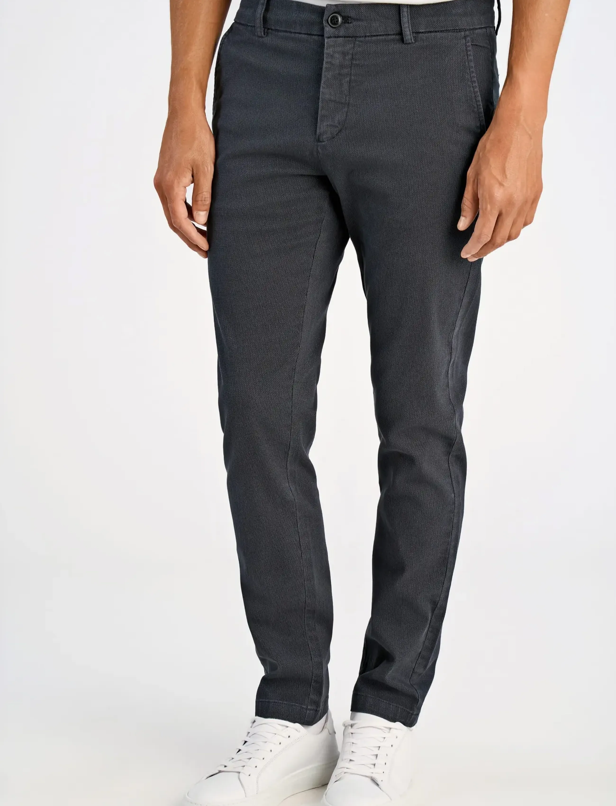 Lindbergh - Superflex AOP chino pants - herbstliche kleidung - navy - 3