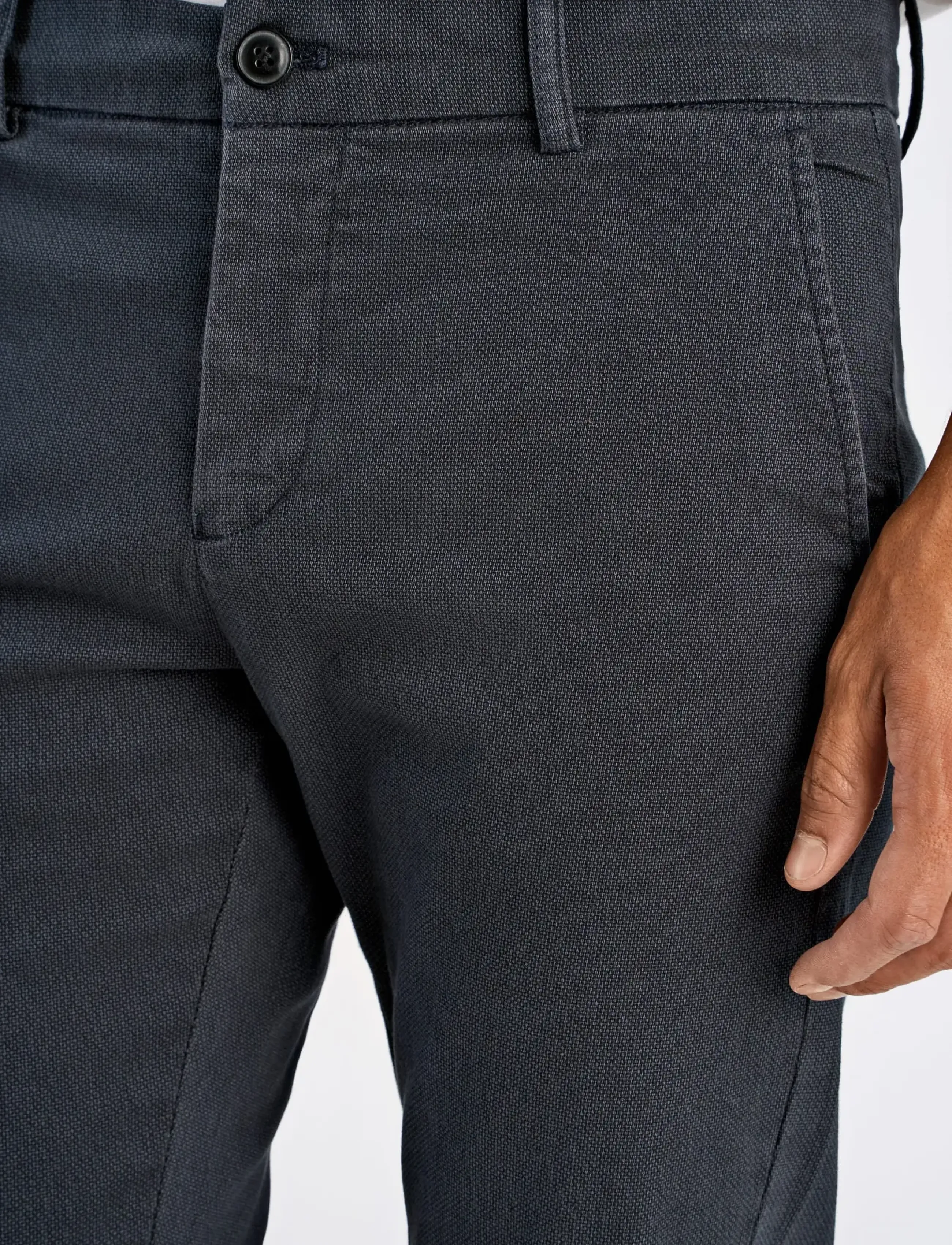Lindbergh - Superflex AOP chino pants - herbstliche kleidung - navy - 5