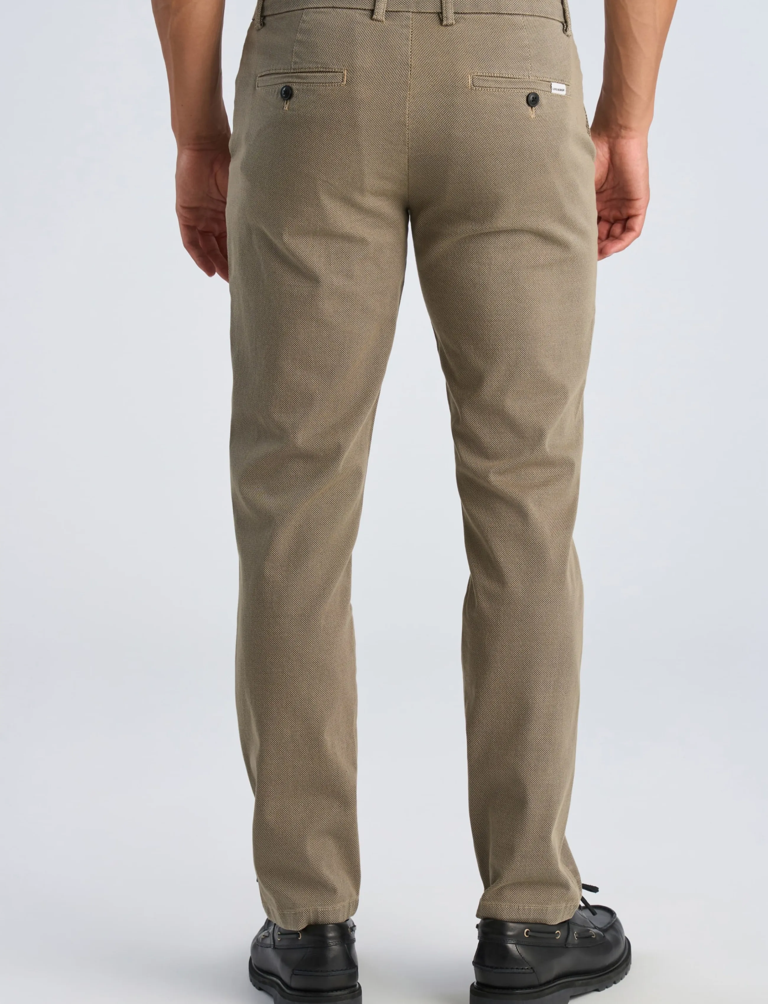 Lindbergh - Superflex AOP chino pants - autumn clothing - sand - 4