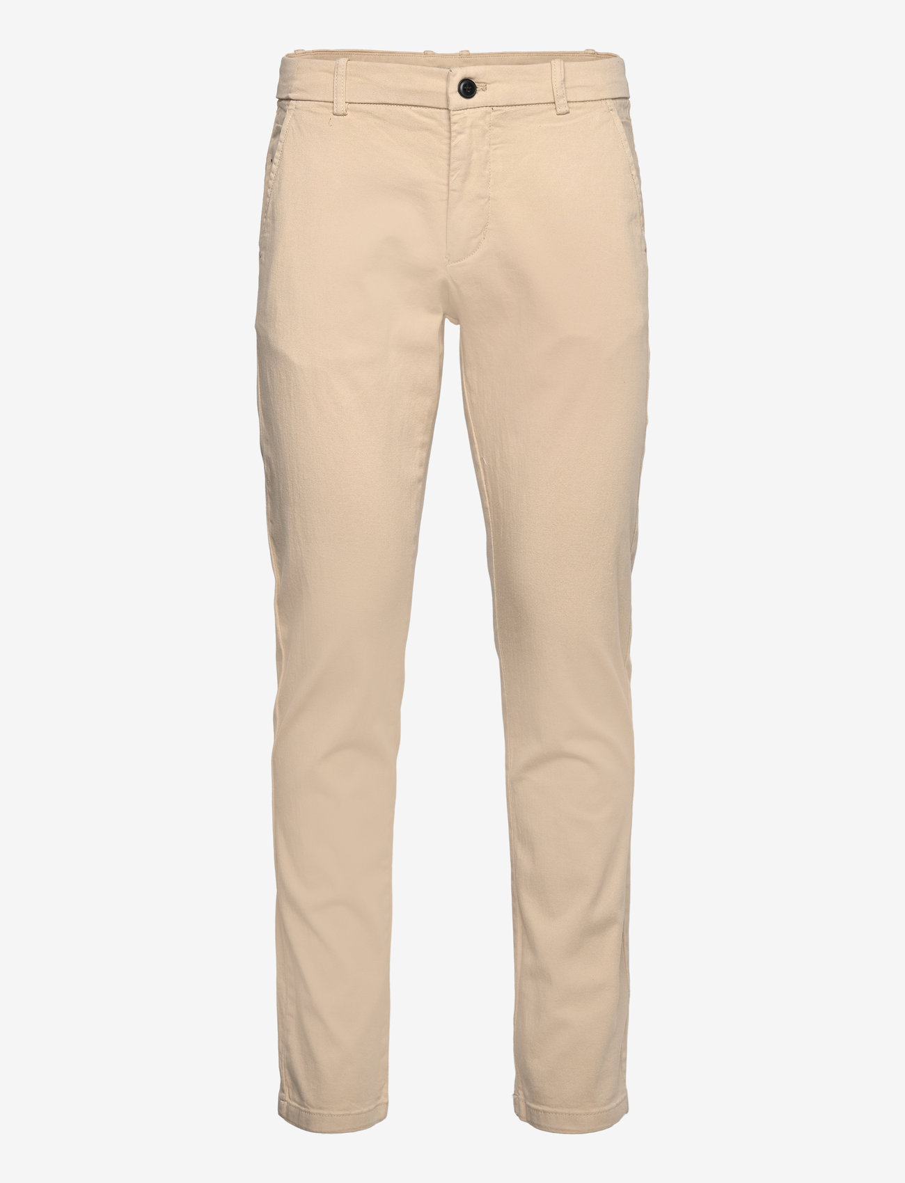 Lindbergh - Superflex chino pants - jakkesætsbukser - beige - 1