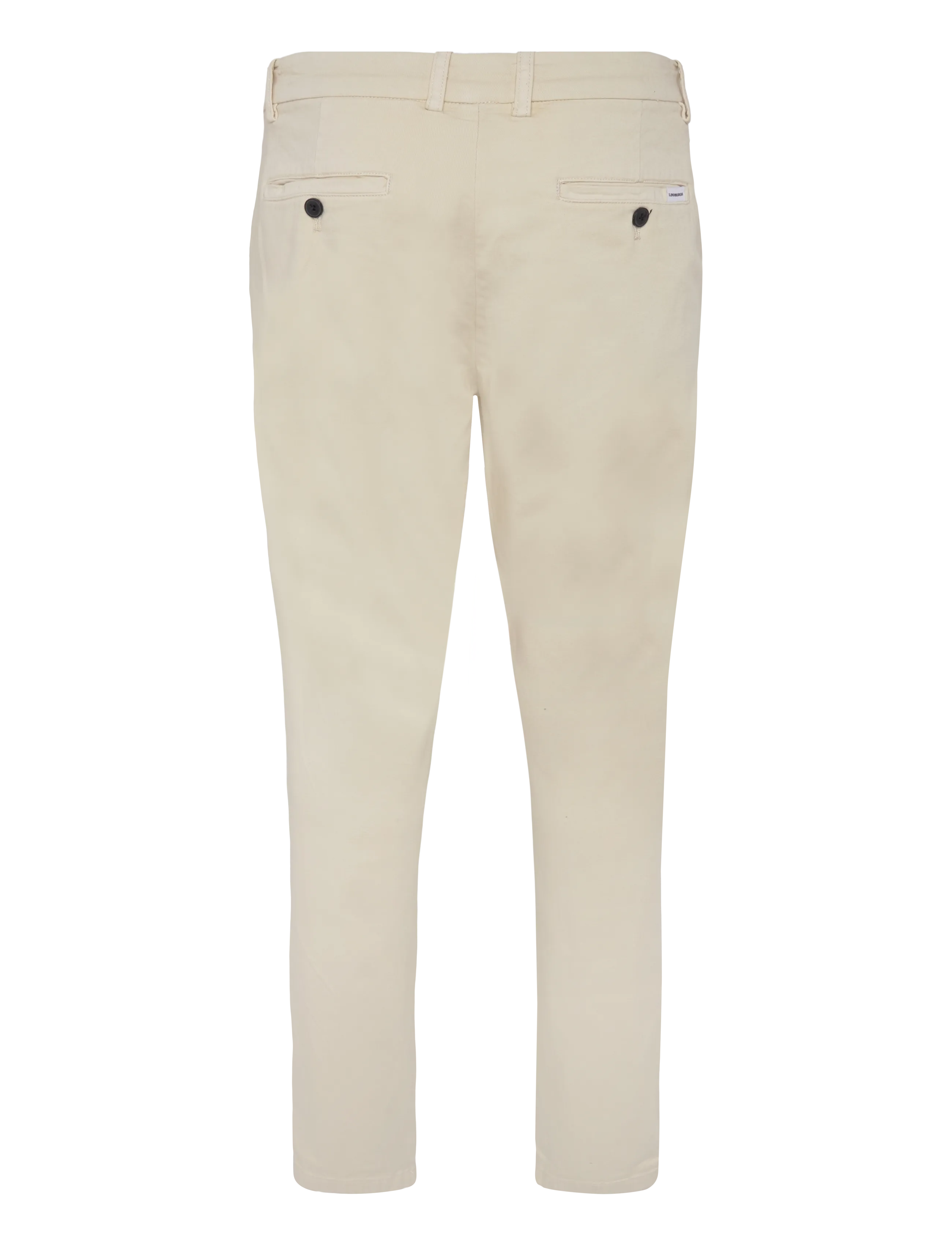 Lindbergh - Superflex chino pants - bukser & jeans - cream white - 1