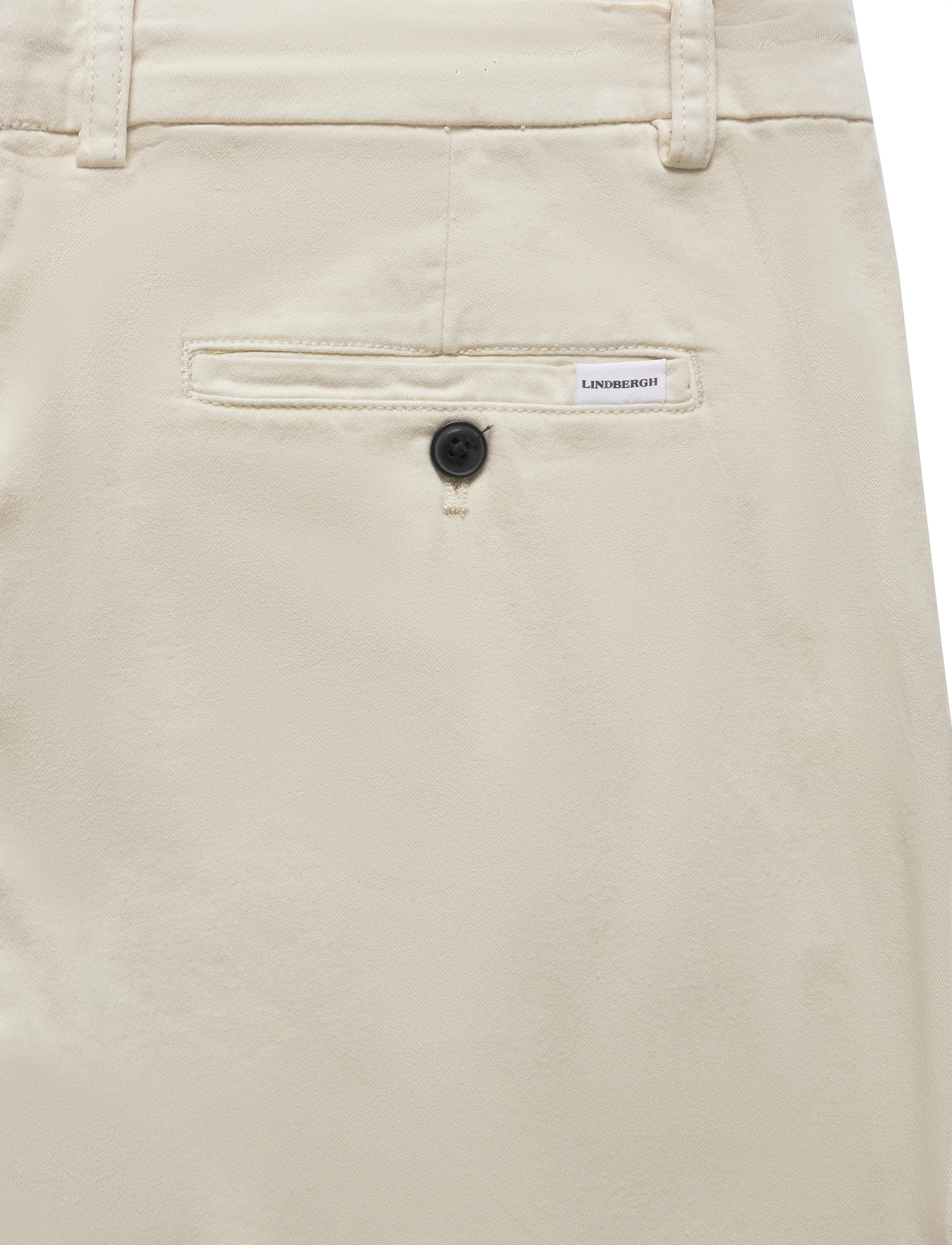 Lindbergh - Superflex chino pants - bukser & jeans - cream white - 2