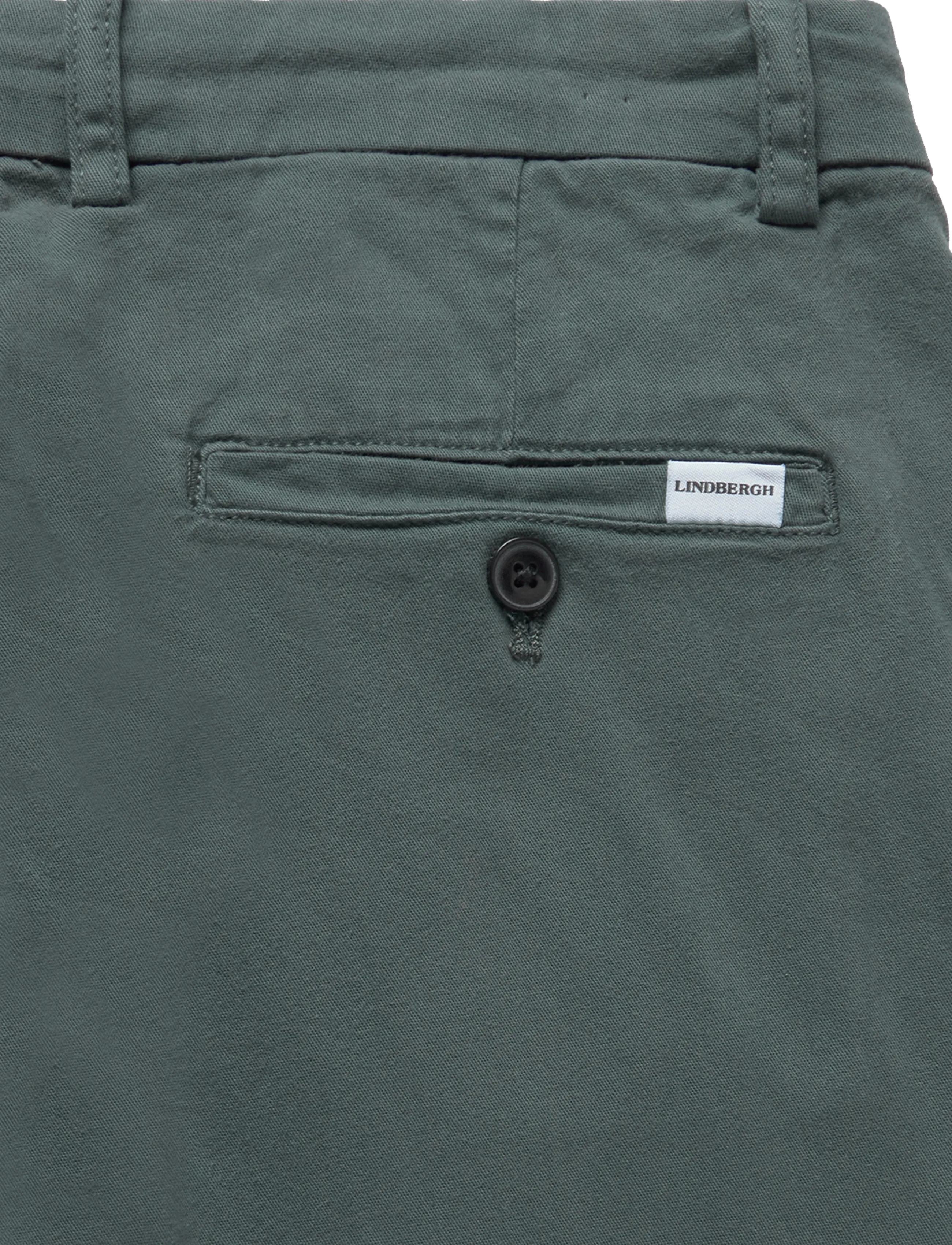 Lindbergh - Superflex chino pants - trousers & jeans - green - 4