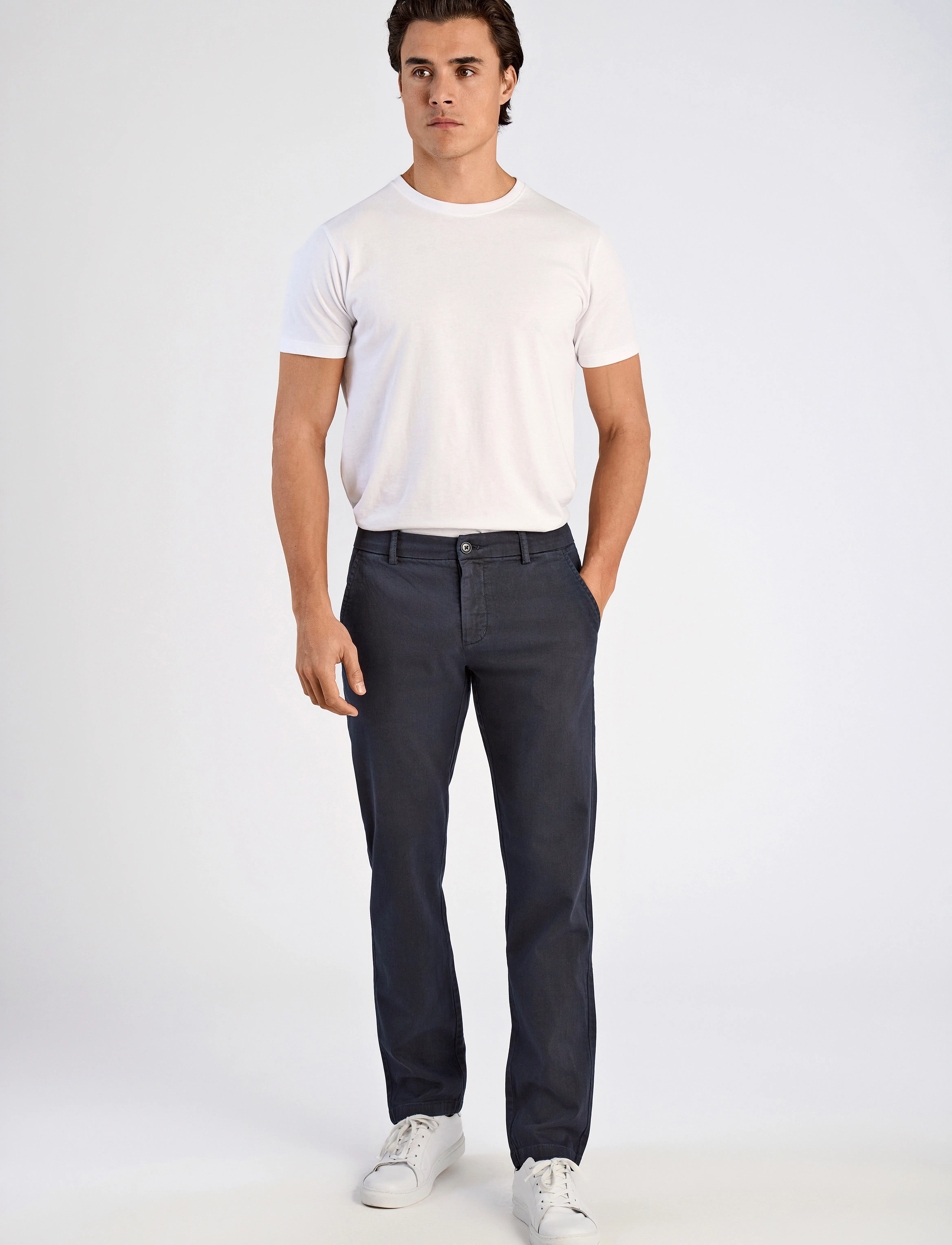 Lindbergh - Superflex chino pants - herren - navy - 0