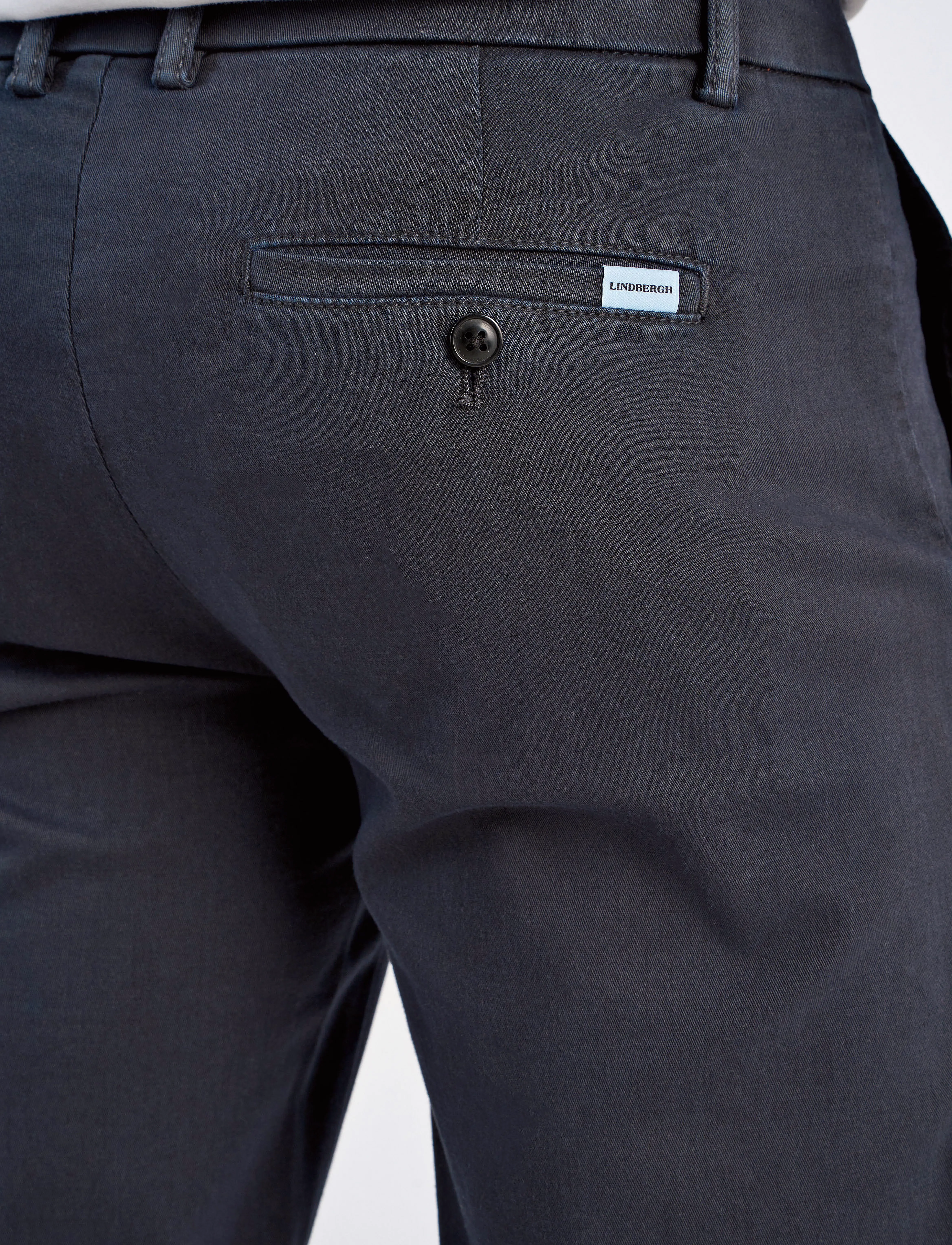 Lindbergh - Superflex chino pants - herren - navy - 5