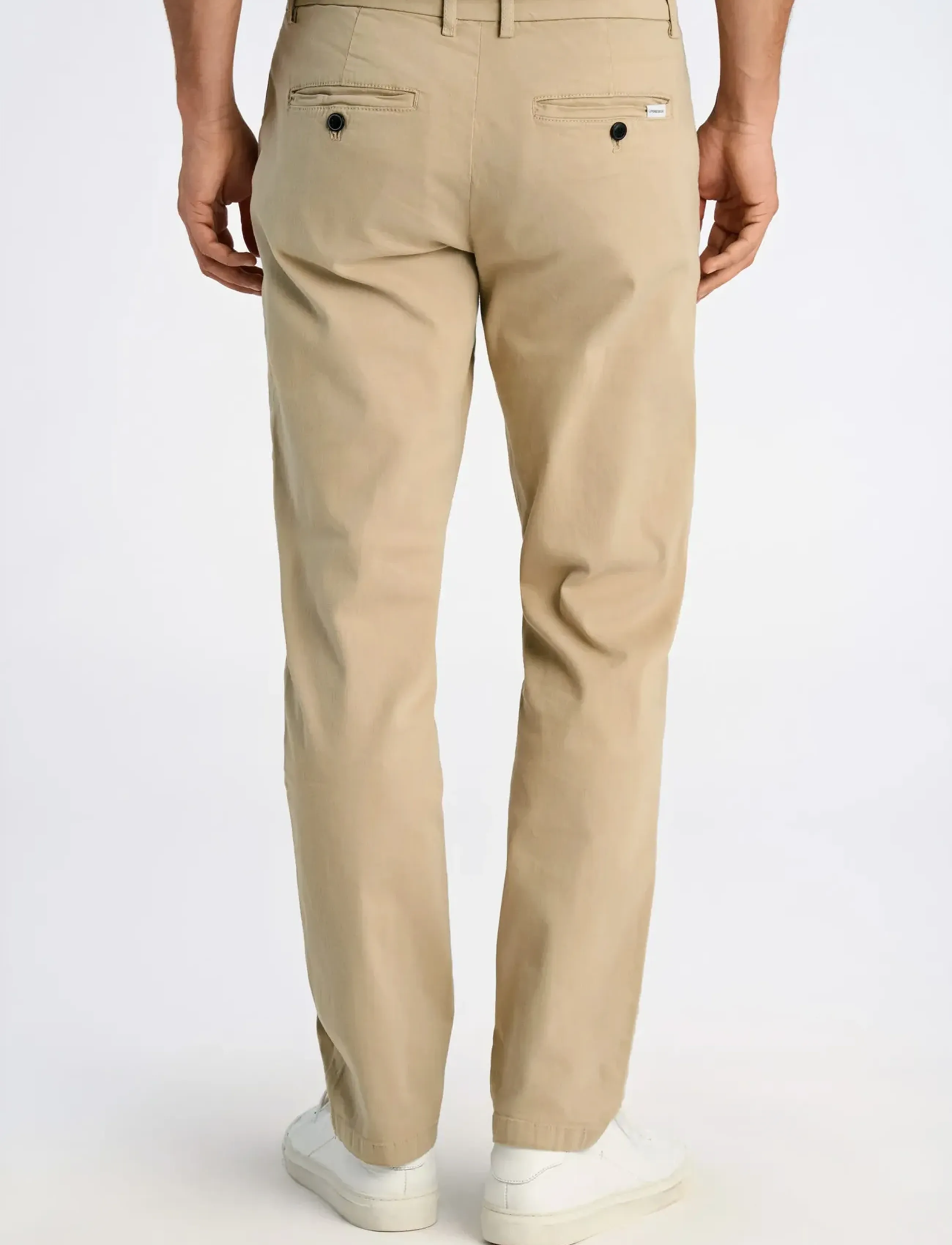 Lindbergh - Superflex chino pants - mænd - sand - 3
