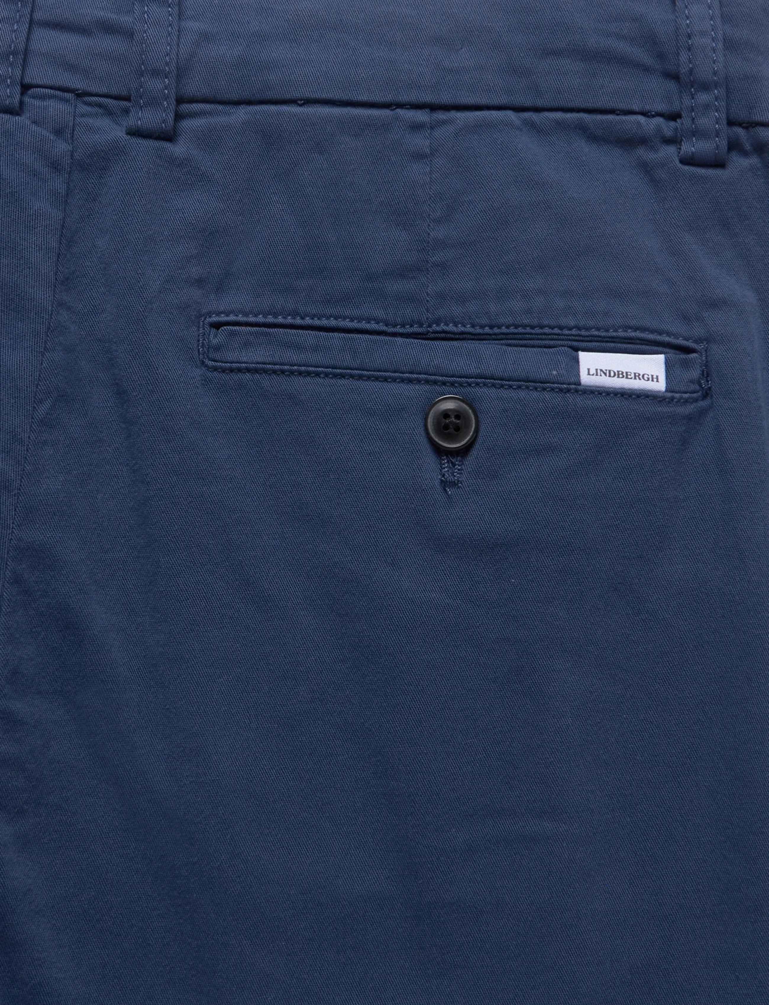 Lindbergh - Superflex chino pants - trousers & jeans - true blue - 2
