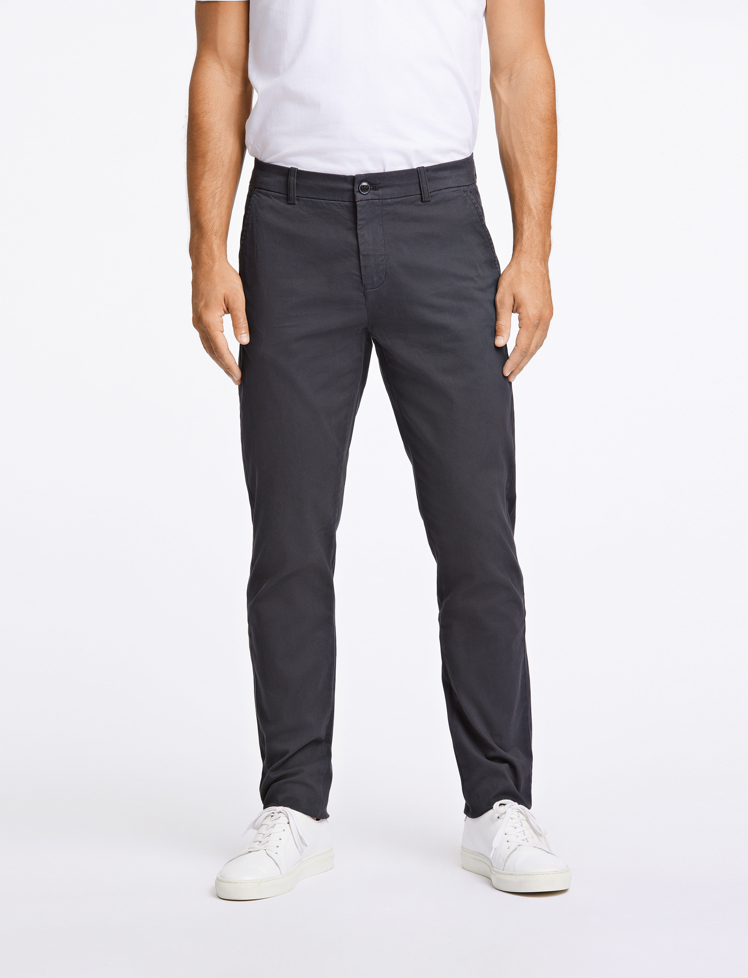 Lindbergh - Superflex chino pants - menn - black - 3