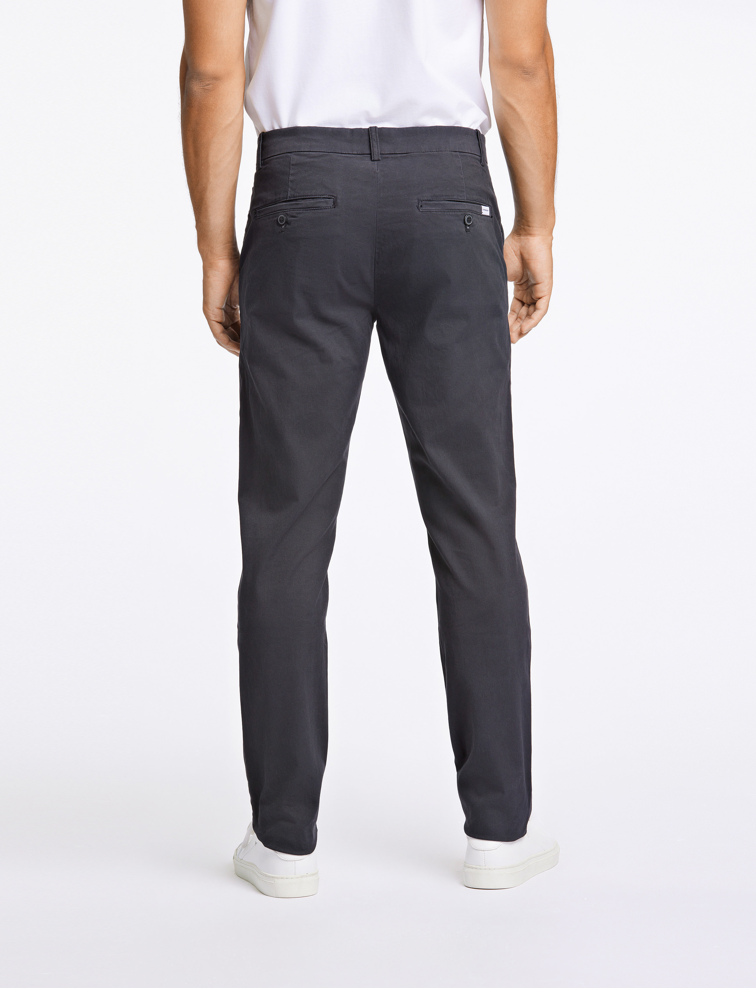 Lindbergh - Superflex chino pants - menn - black - 4