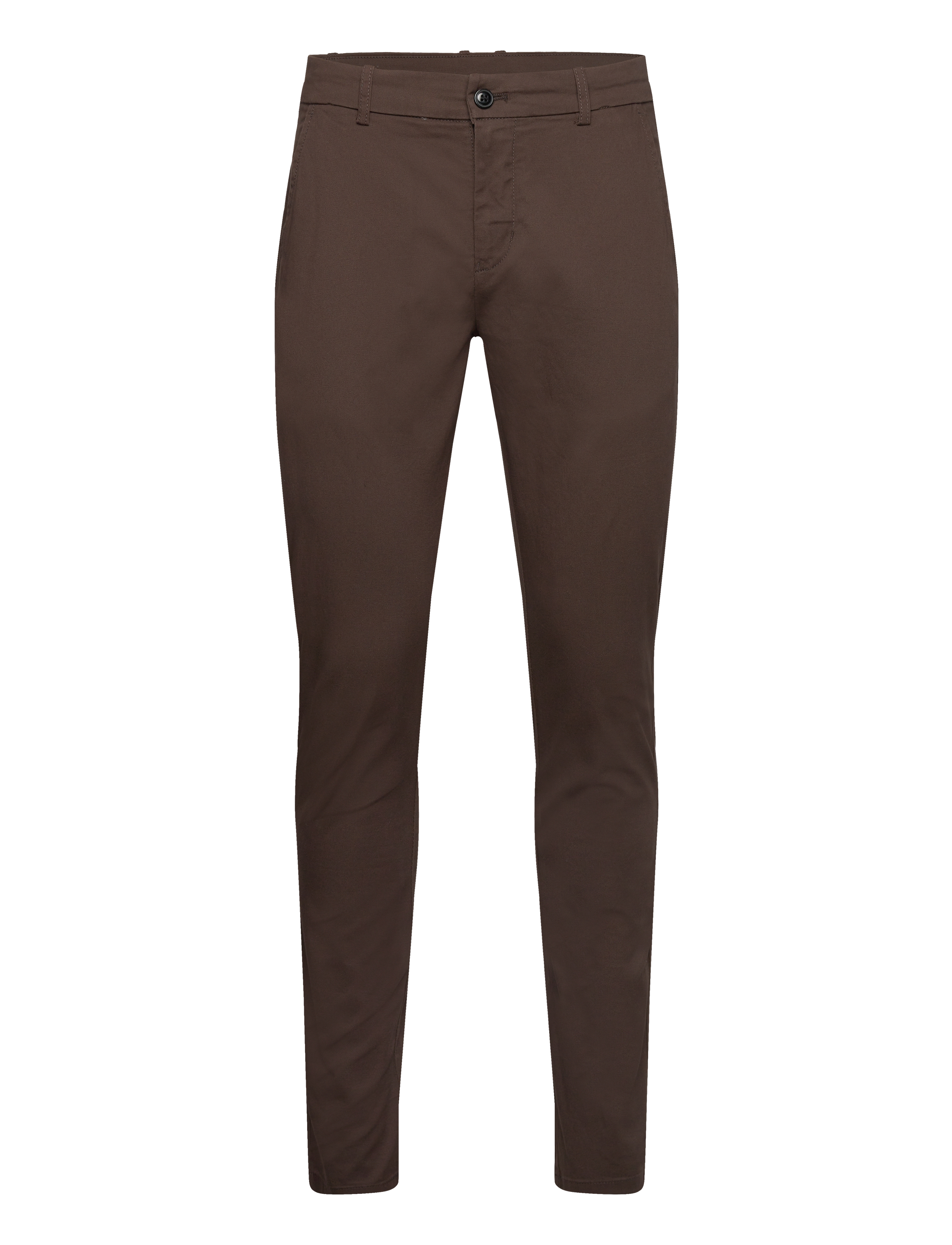 Lindbergh Superflex chino pants - Chinos - DEEP BROWN / brown