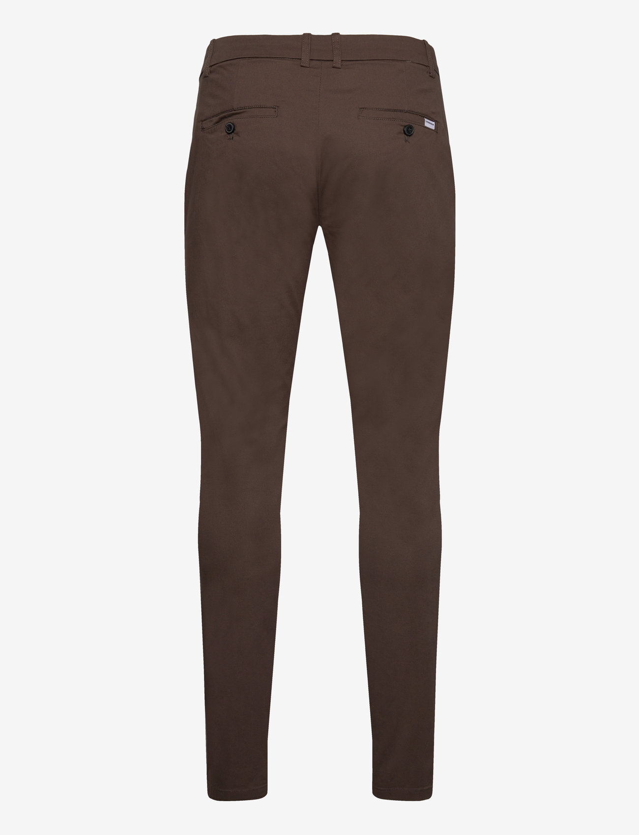 Lindbergh - Superflex chino pants - efterårstøj - deep brown - 1