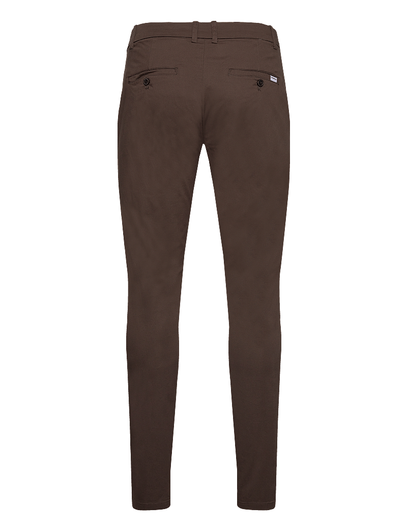 Lindbergh - Superflex chino pants - chinos - deep brown - 1