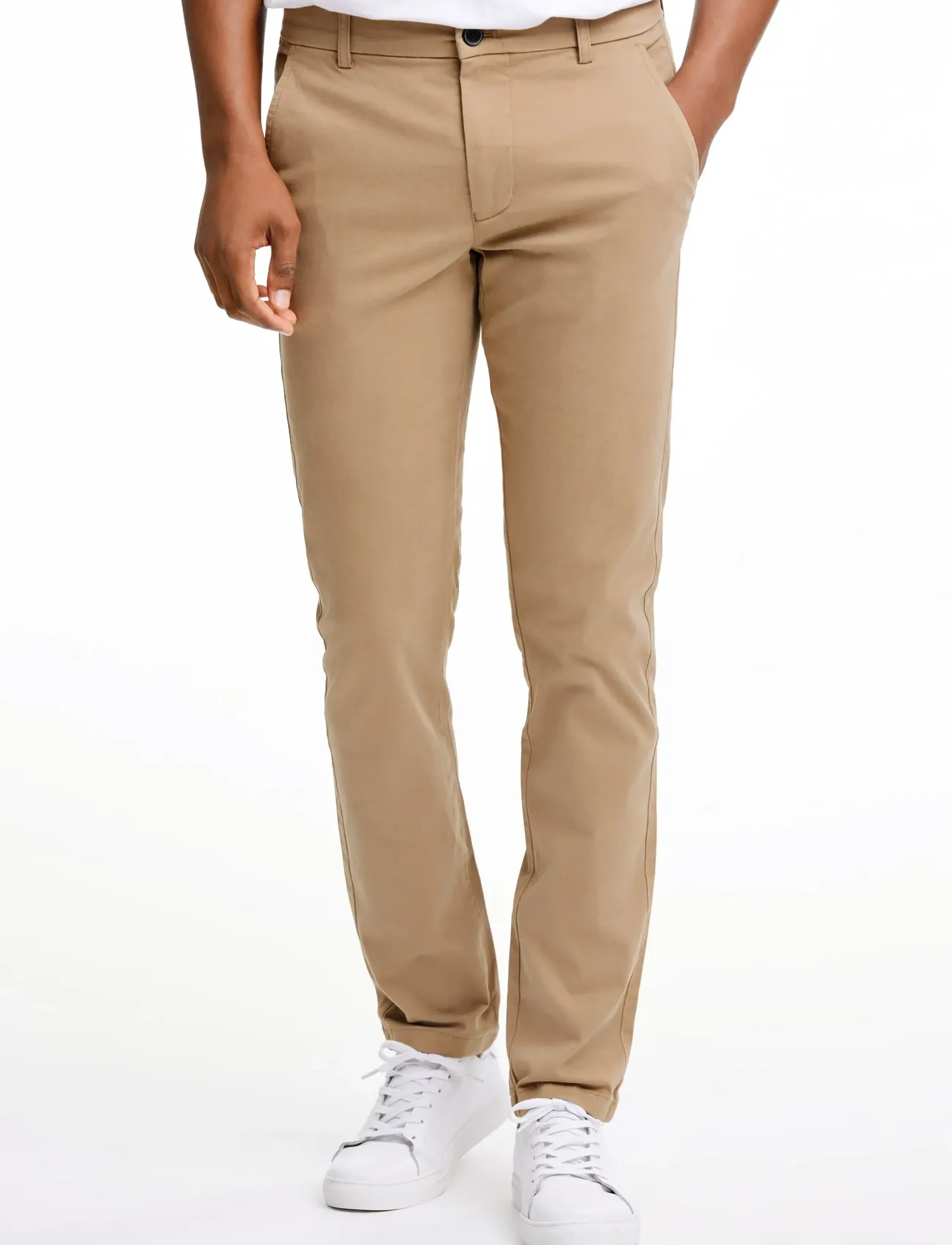 Lindbergh - Superflex chino pants - chinos - deep sand - 3