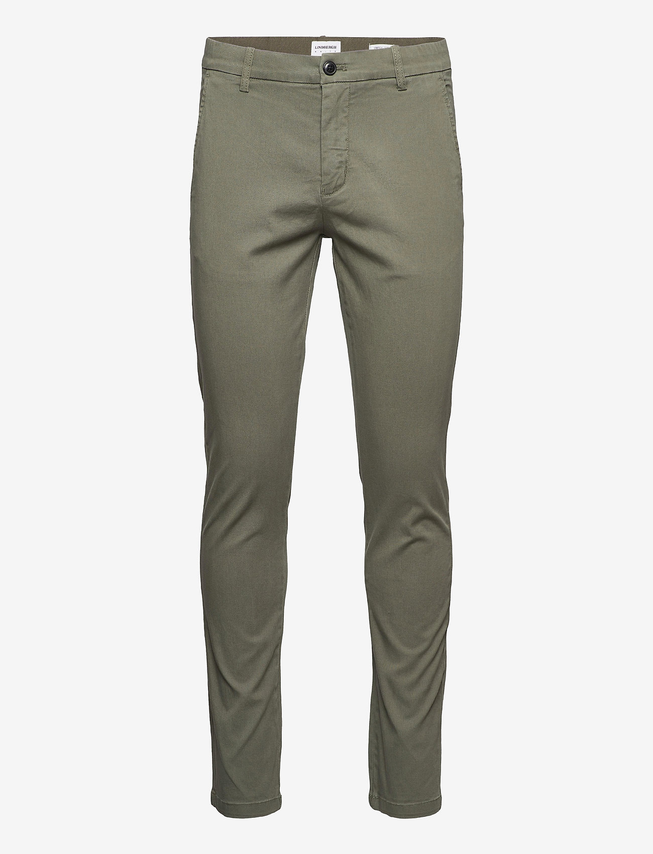 Lindbergh - Superflex chino pants - syysvaatteet - dk army - 0