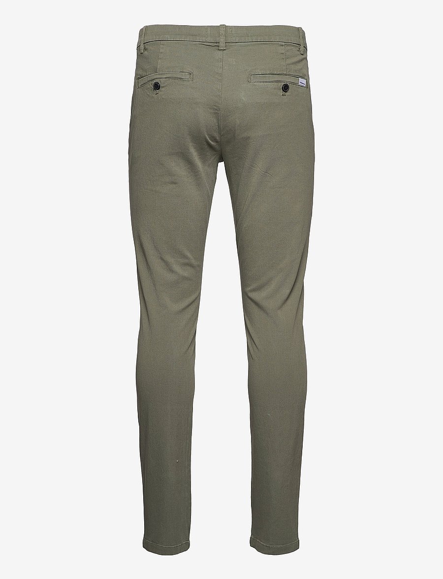 Lindbergh - Superflex chino pants - chinos - dk army - 2
