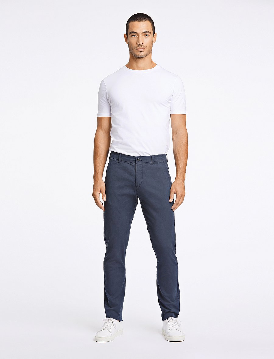Lindbergh - Superflex chino pants - chino's - dk blue - 0