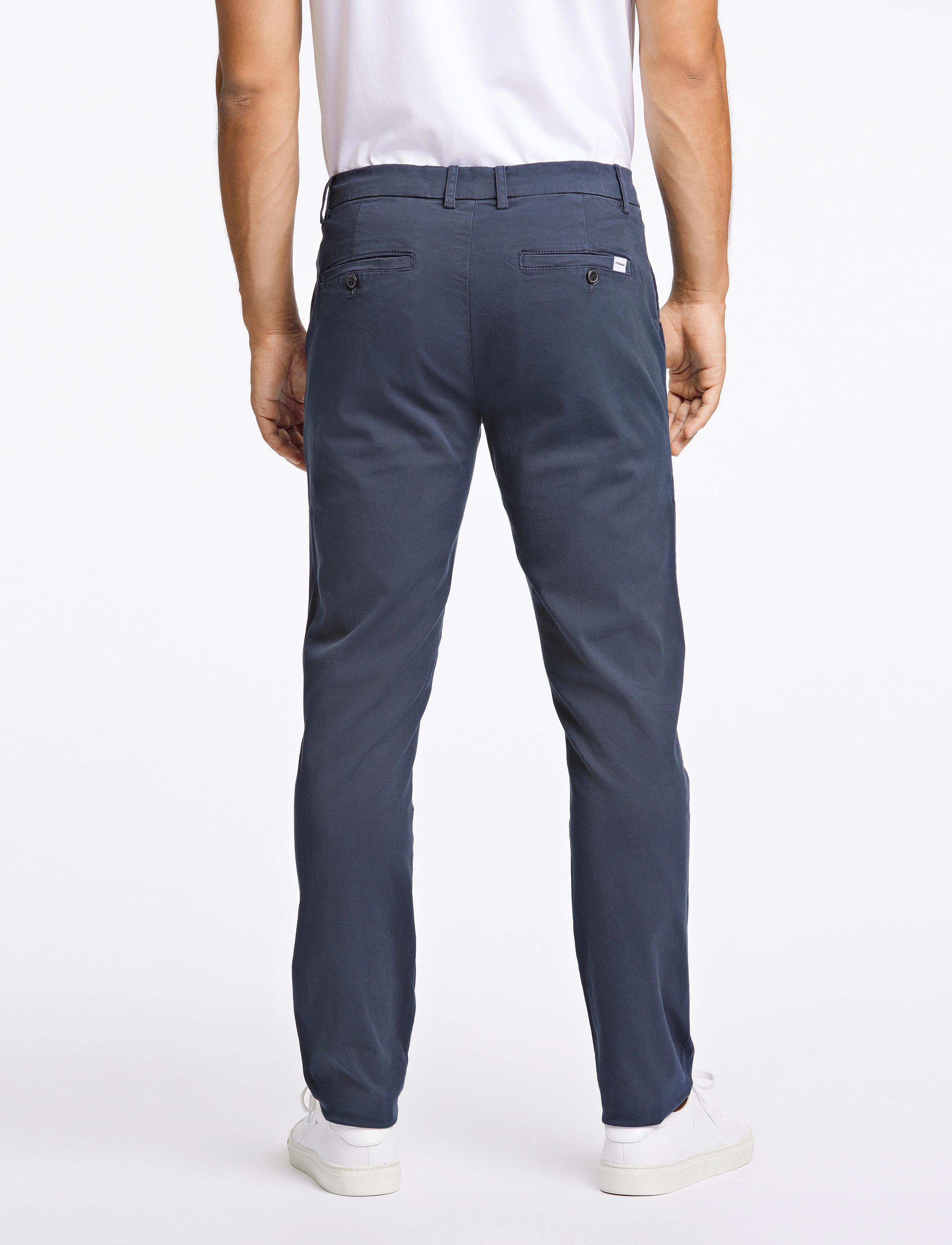 Lindbergh - Superflex chino pants - chino's - dk blue - 4