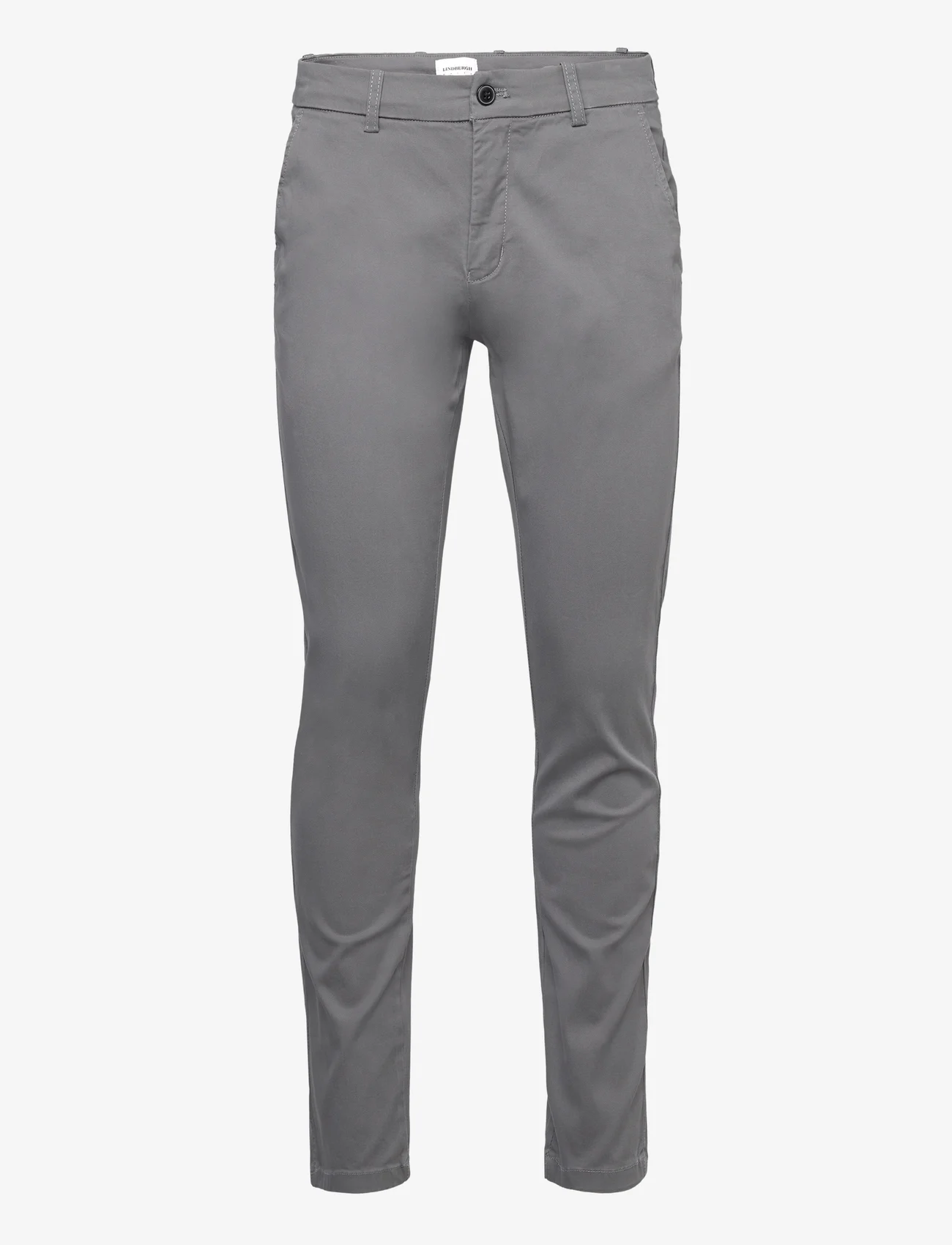 Lindbergh - Superflex chino pants - chino stila bikses - dk deep grey - 0