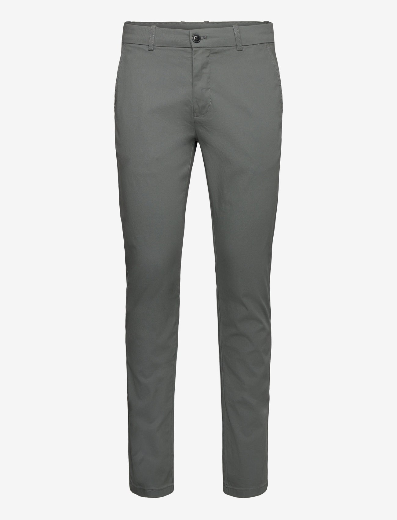Lindbergh - Superflex chino pants - efterårstøj - dk deep grey - 1