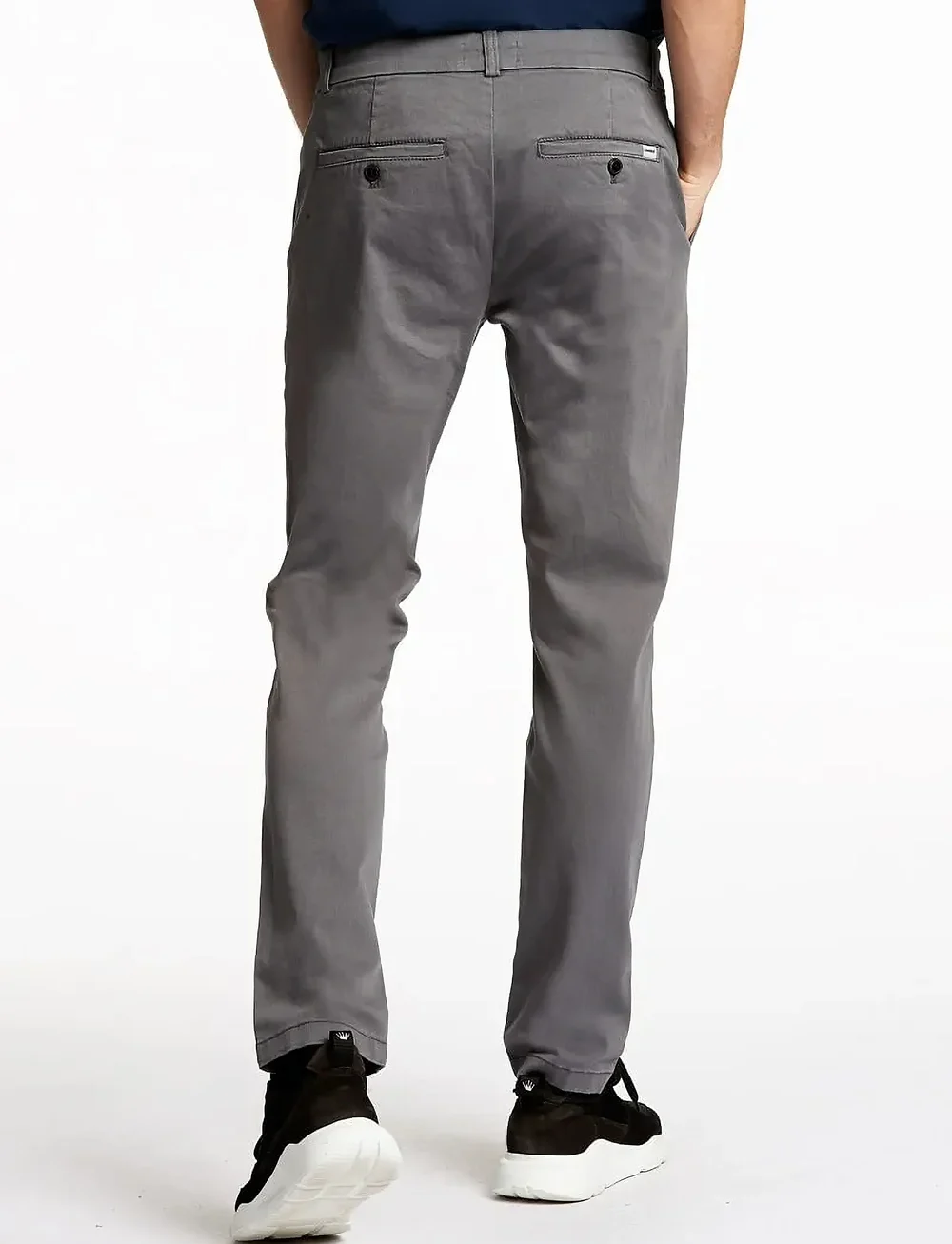 Lindbergh - Superflex chino pants - chinos - dk deep grey - 3